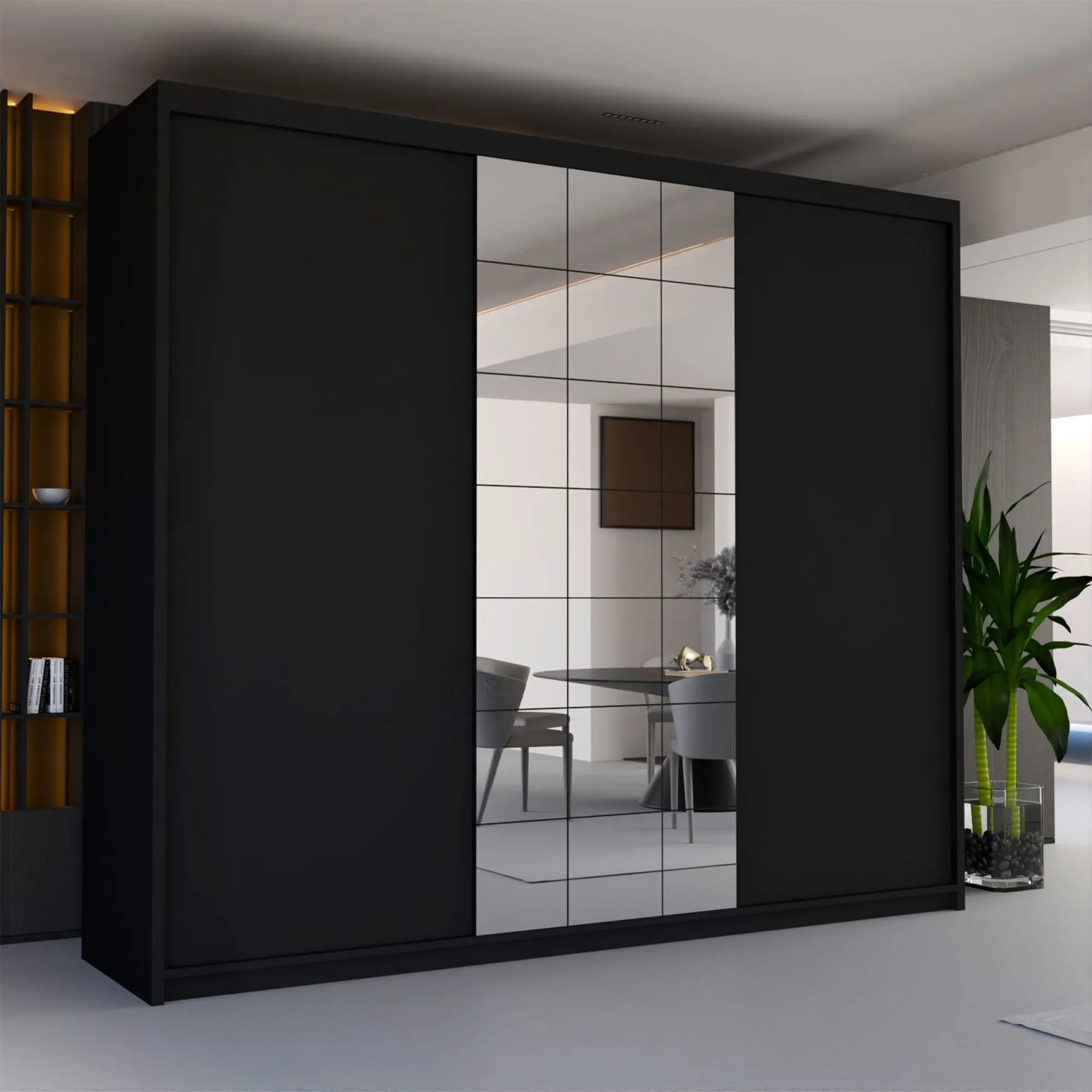 Modern Collin 2 or 3 Door Sliding Wardrobe