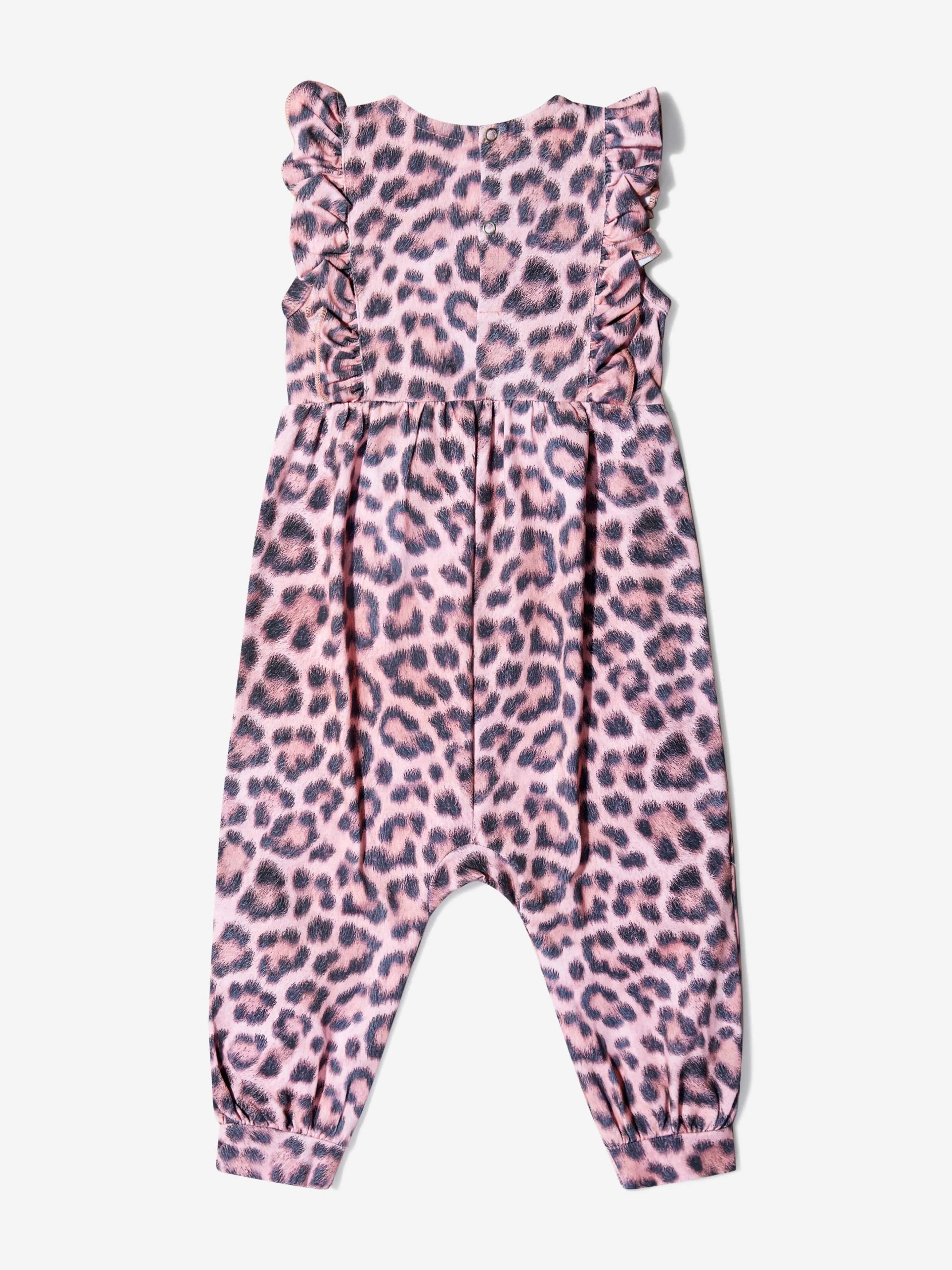 Molo Baby Girls Organic Cotton Rose Jaguar Bodysuit