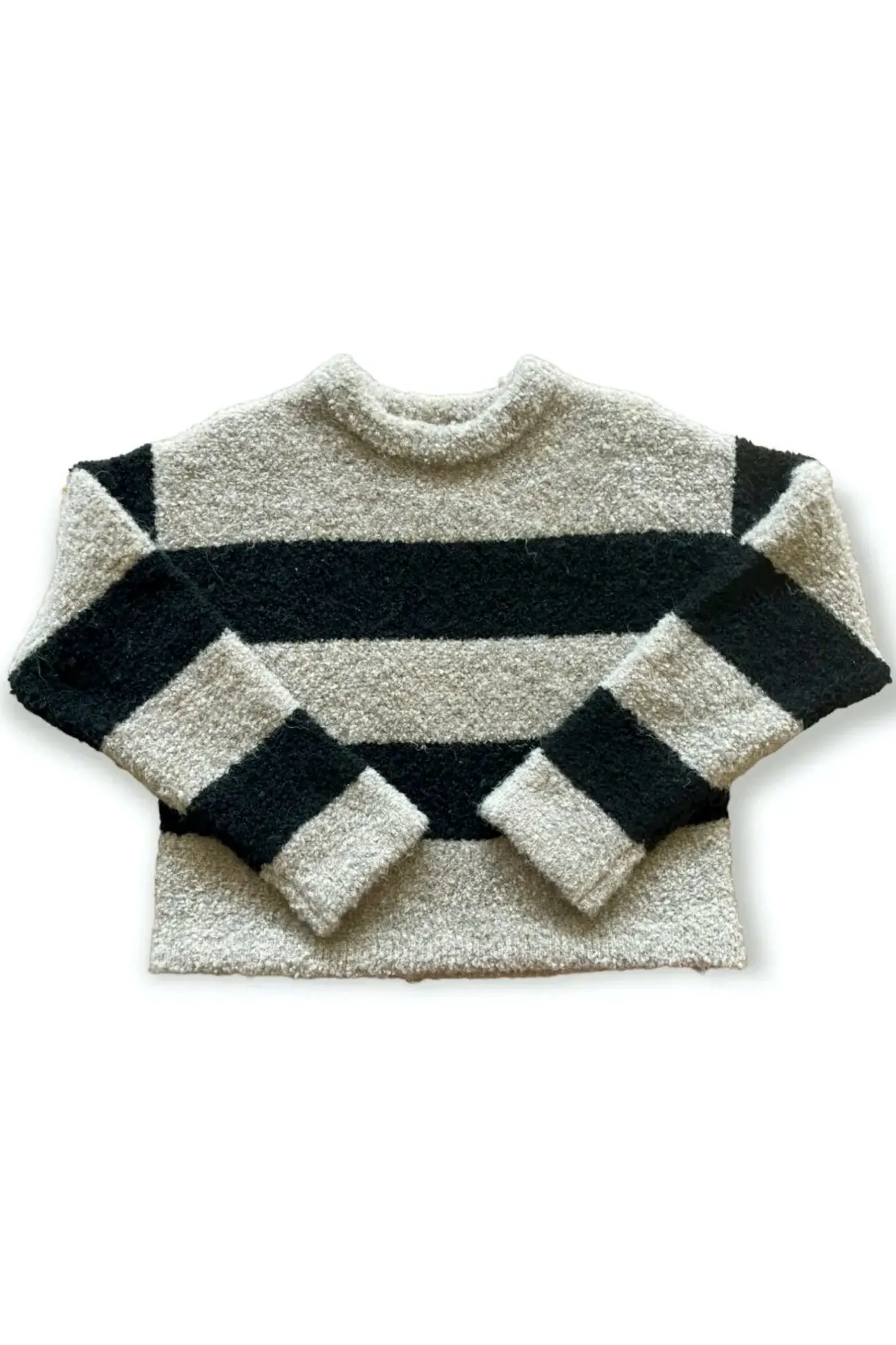 Mushroom   Black Simone Sweater