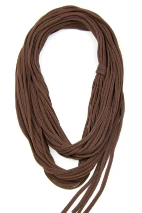 Necklush Infinity Scarf / Brown / Unisex