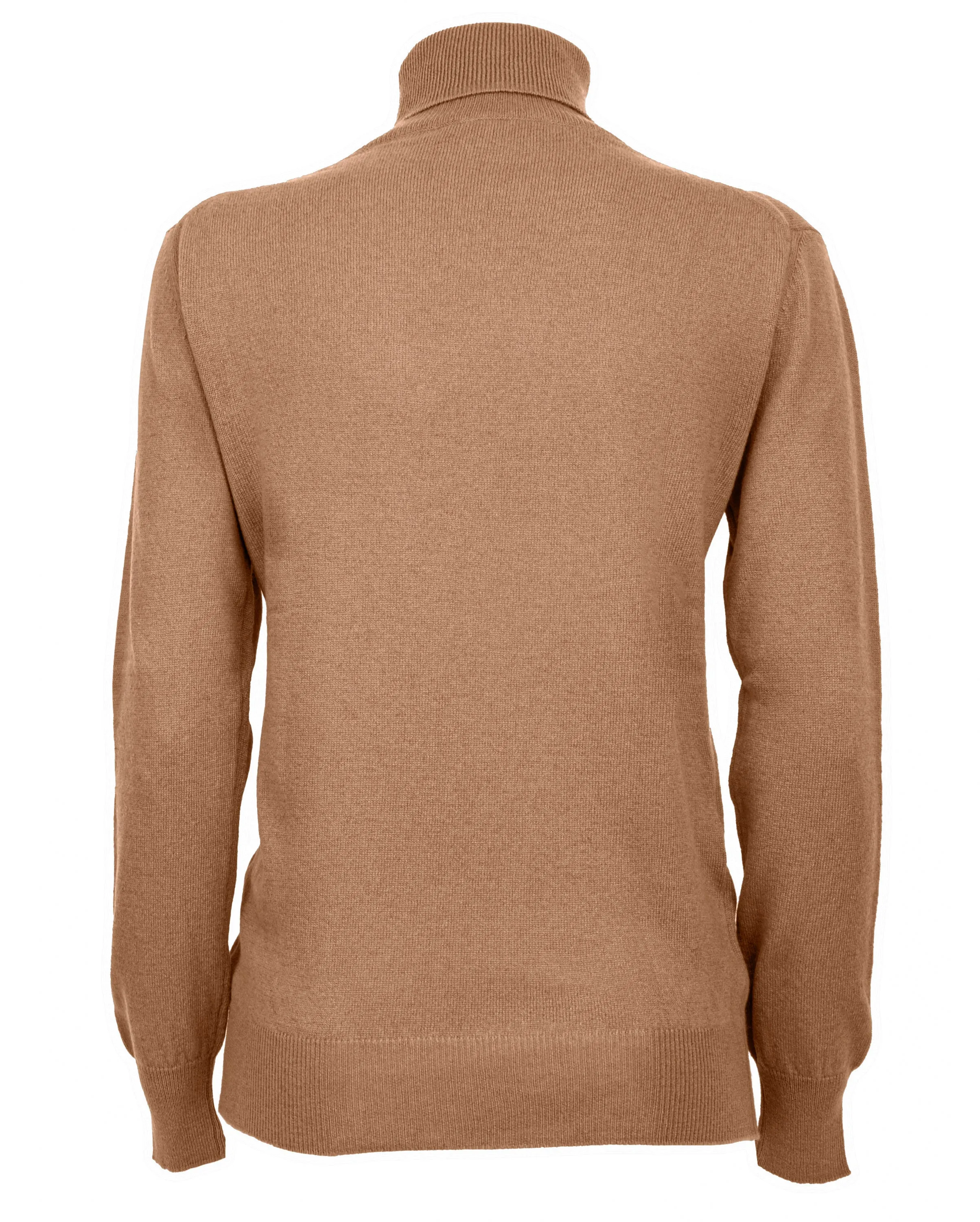 NEW FALL 24 - Women's Pure Cashmere Turtleneck Sweater Camel