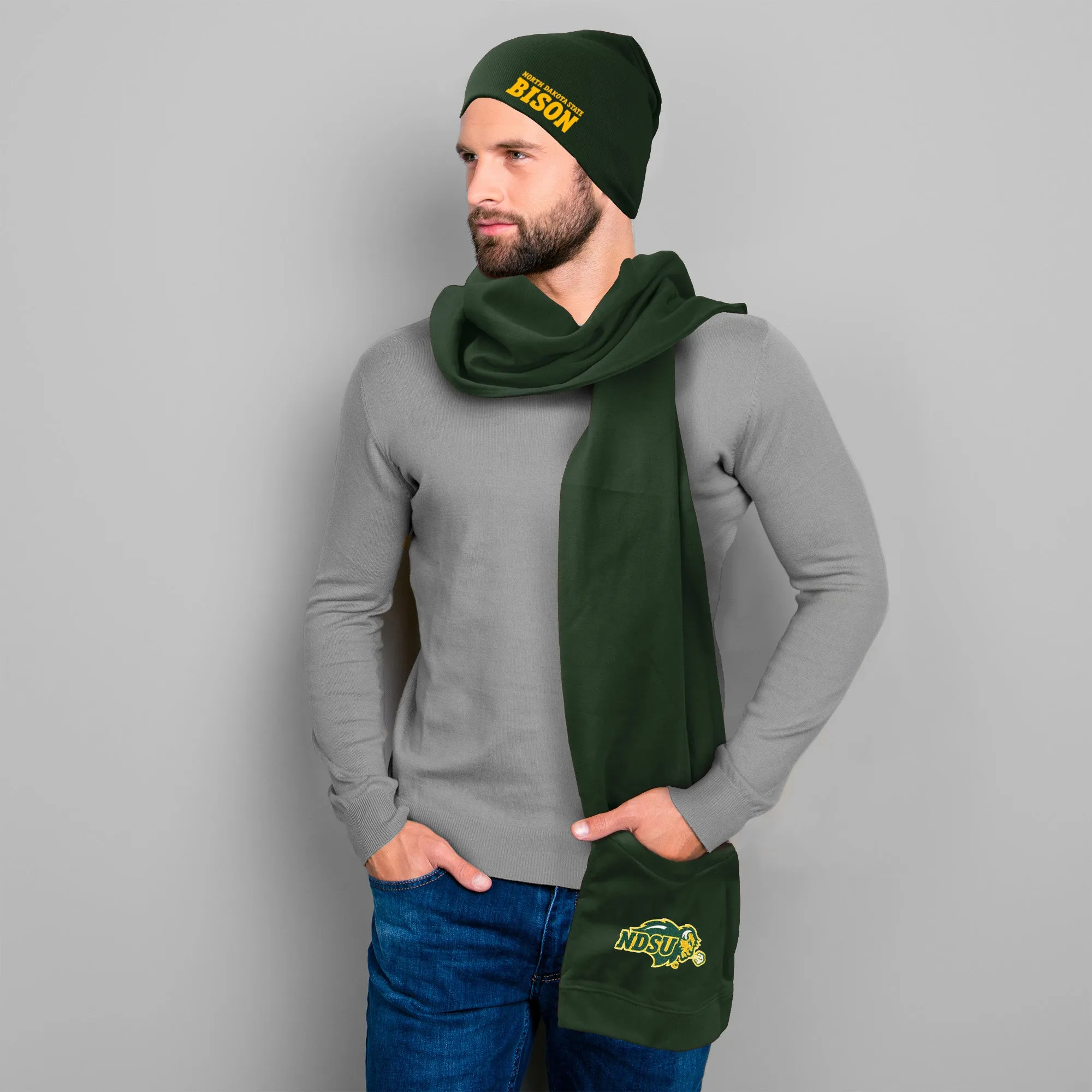 North Dakota State University Jimmy Bean 4 in 1 Scarf