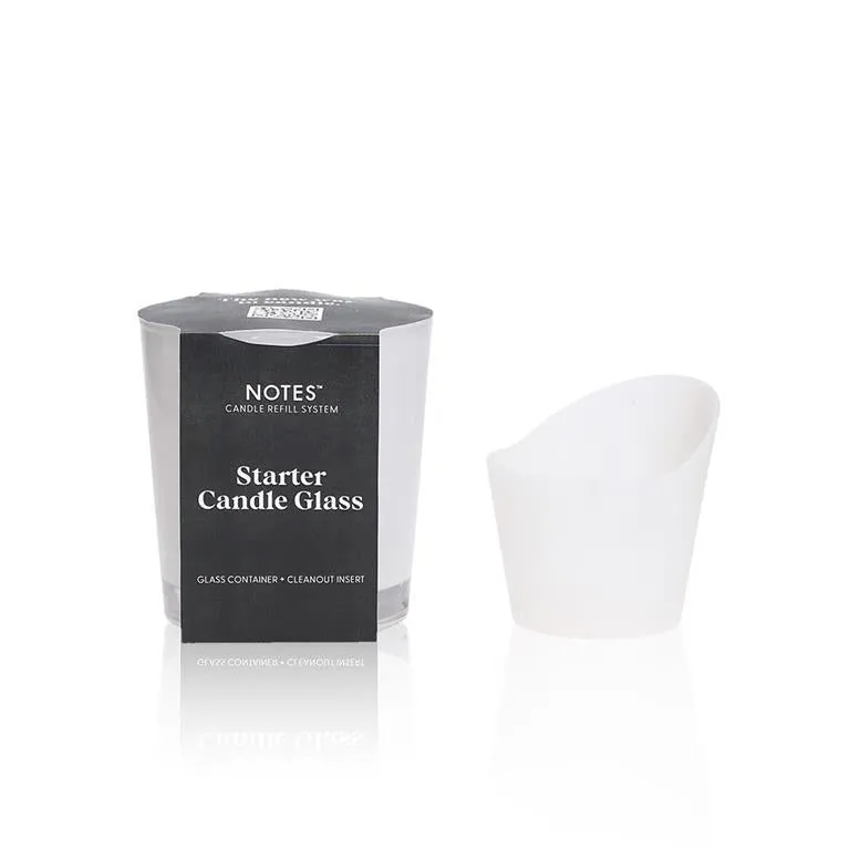 NOTES® -  Candle Sustainable Starter Refill Kit  with Silicone Cleanout Insert and Scented Wax Bead Refill