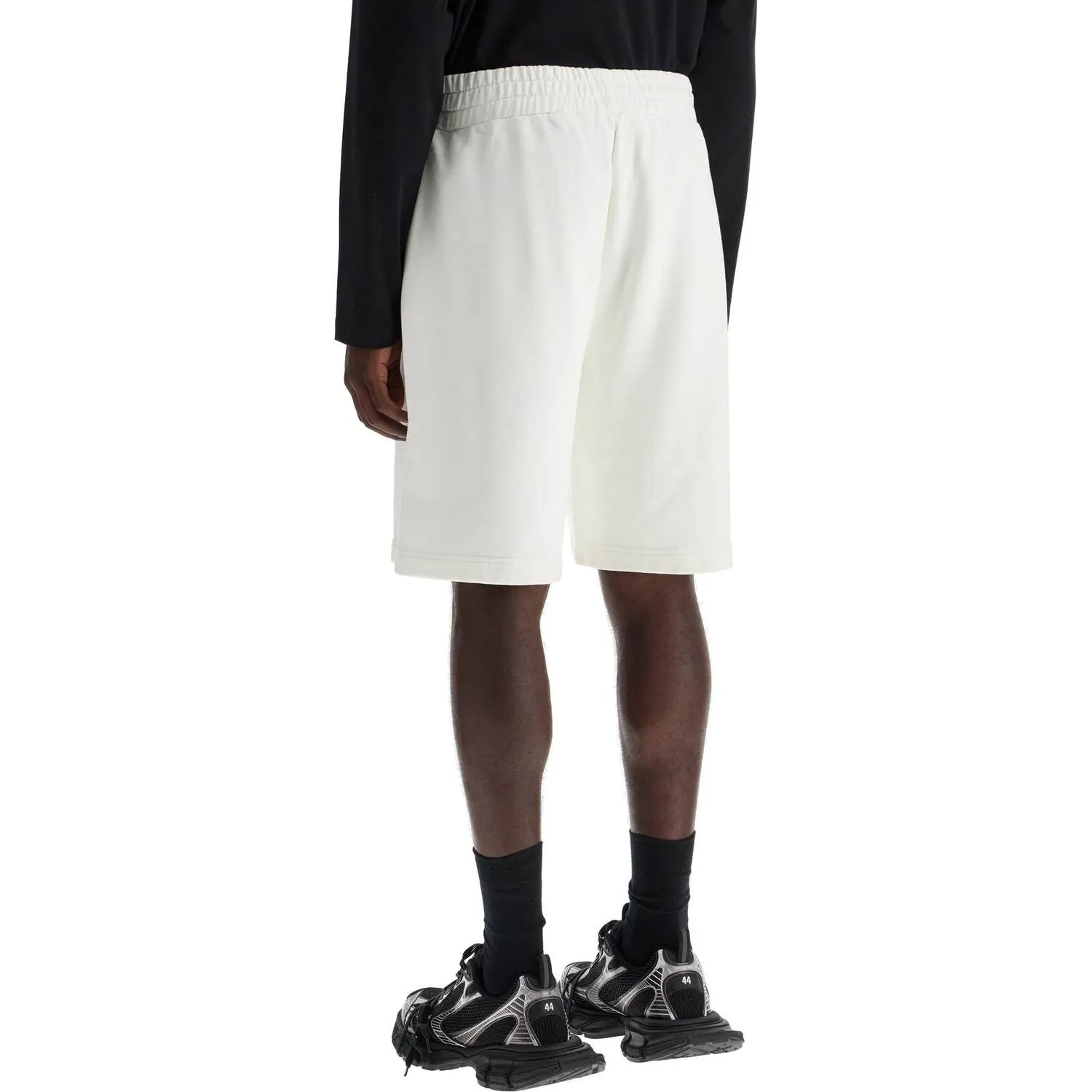 Palm Angels sporty bermuda shorts with logo print