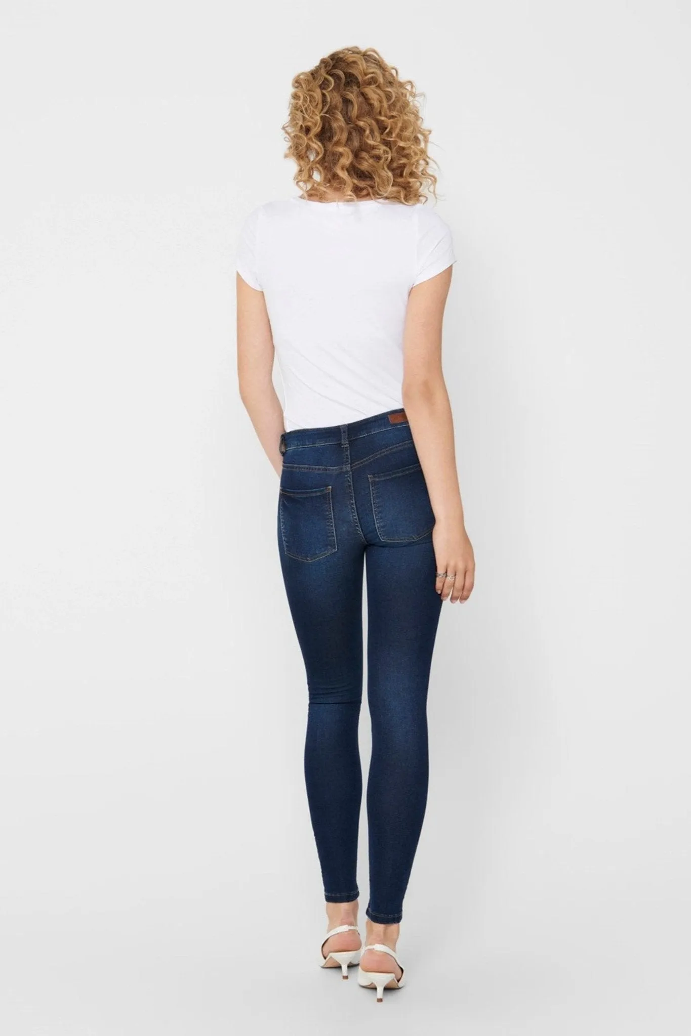 Performance Jeans - Blue denim (mid-waist)