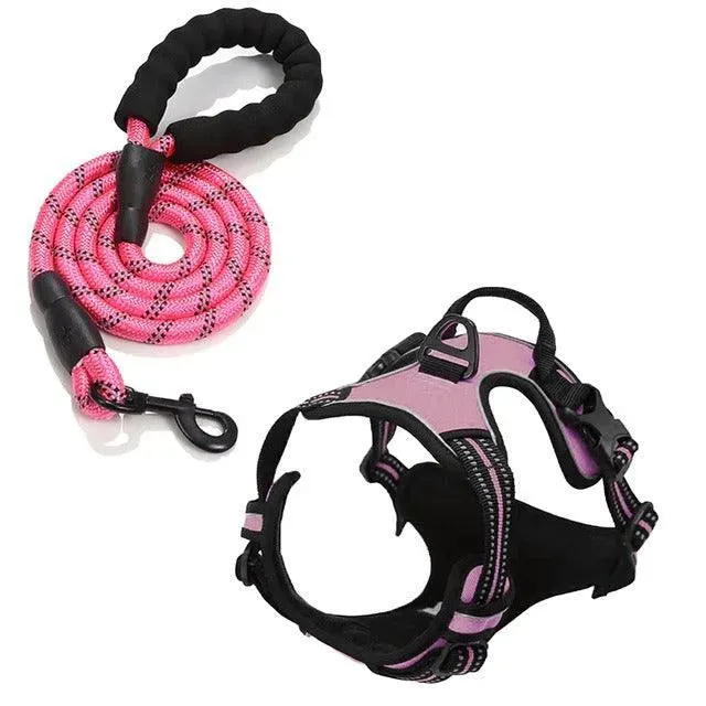 Pet Dog Chest Strap Vest with Explosion-Proof Buckle Traction Rope