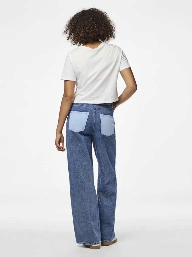 Pieces Famy - High wide jeans