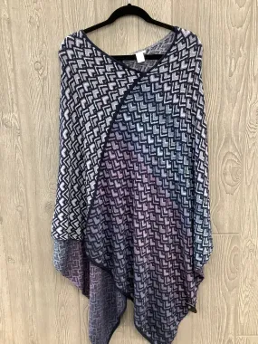 Poncho By J. Jill In Blue, Size: Onesize