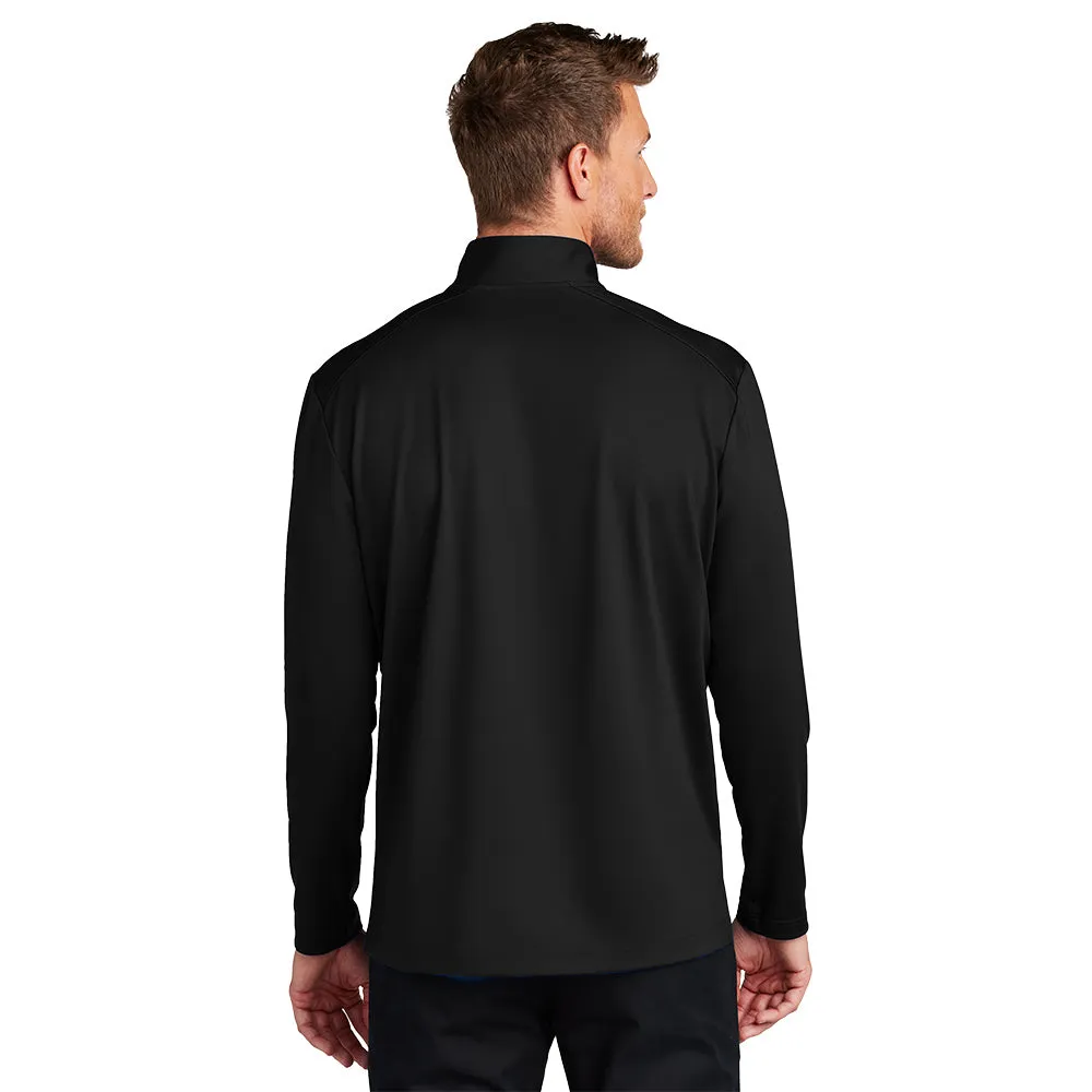 Port Authority® C-FREE® Double Knit 1/4-Zip - Deep Black