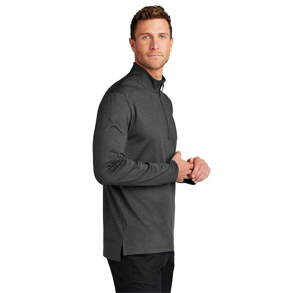 Port Authority® C-FREE® Double Knit 1/4-Zip - Grey Steel Heather