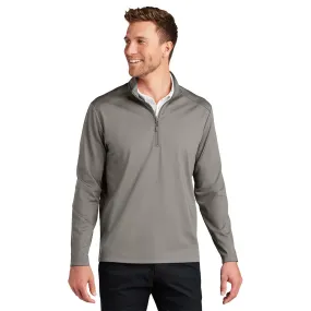 Port Authority® C-FREE® Double Knit 1/4-Zip - Smoke Grey