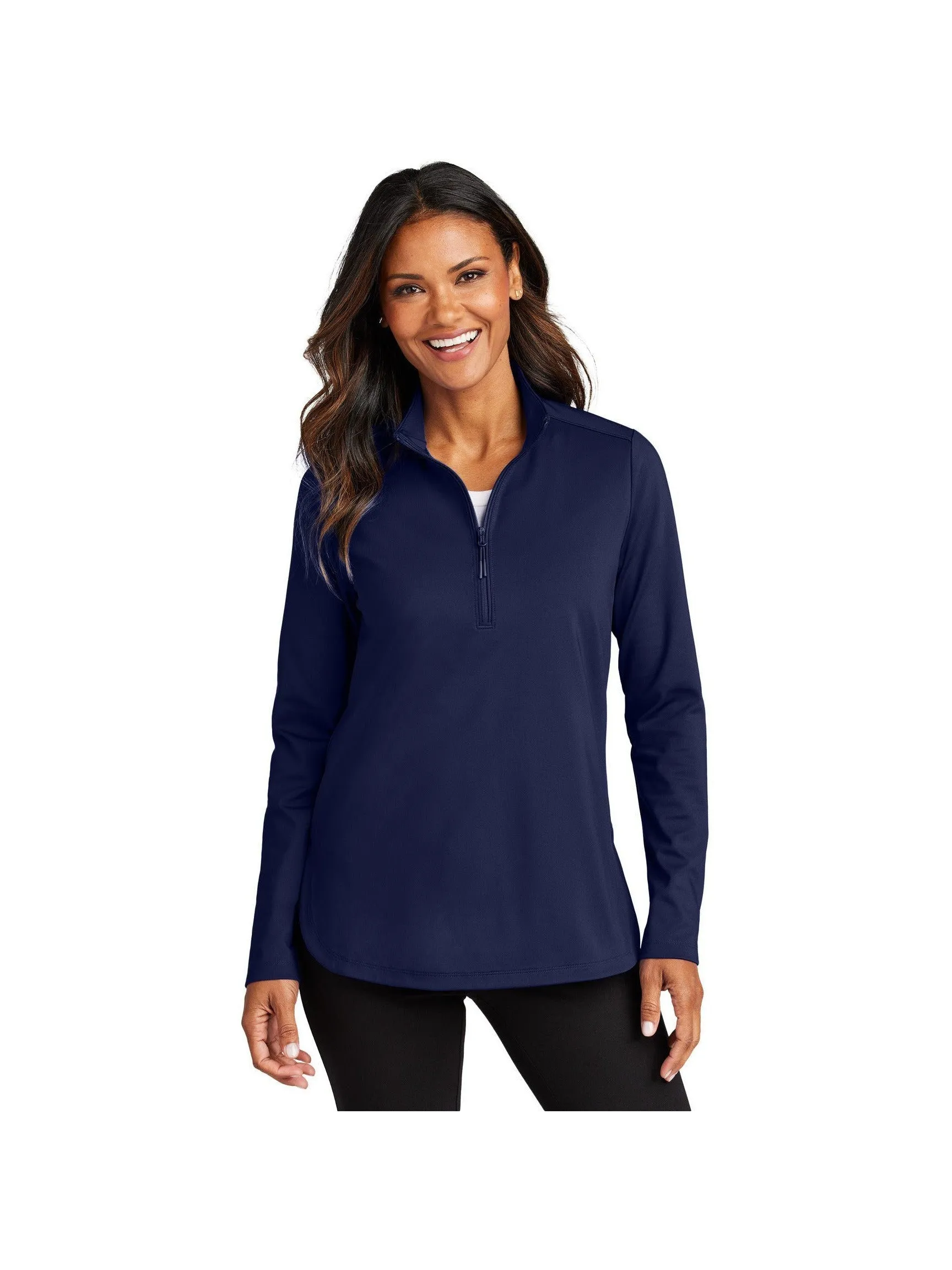 Port Authority Ladies C-FREE Double Knit 1/4-Zip