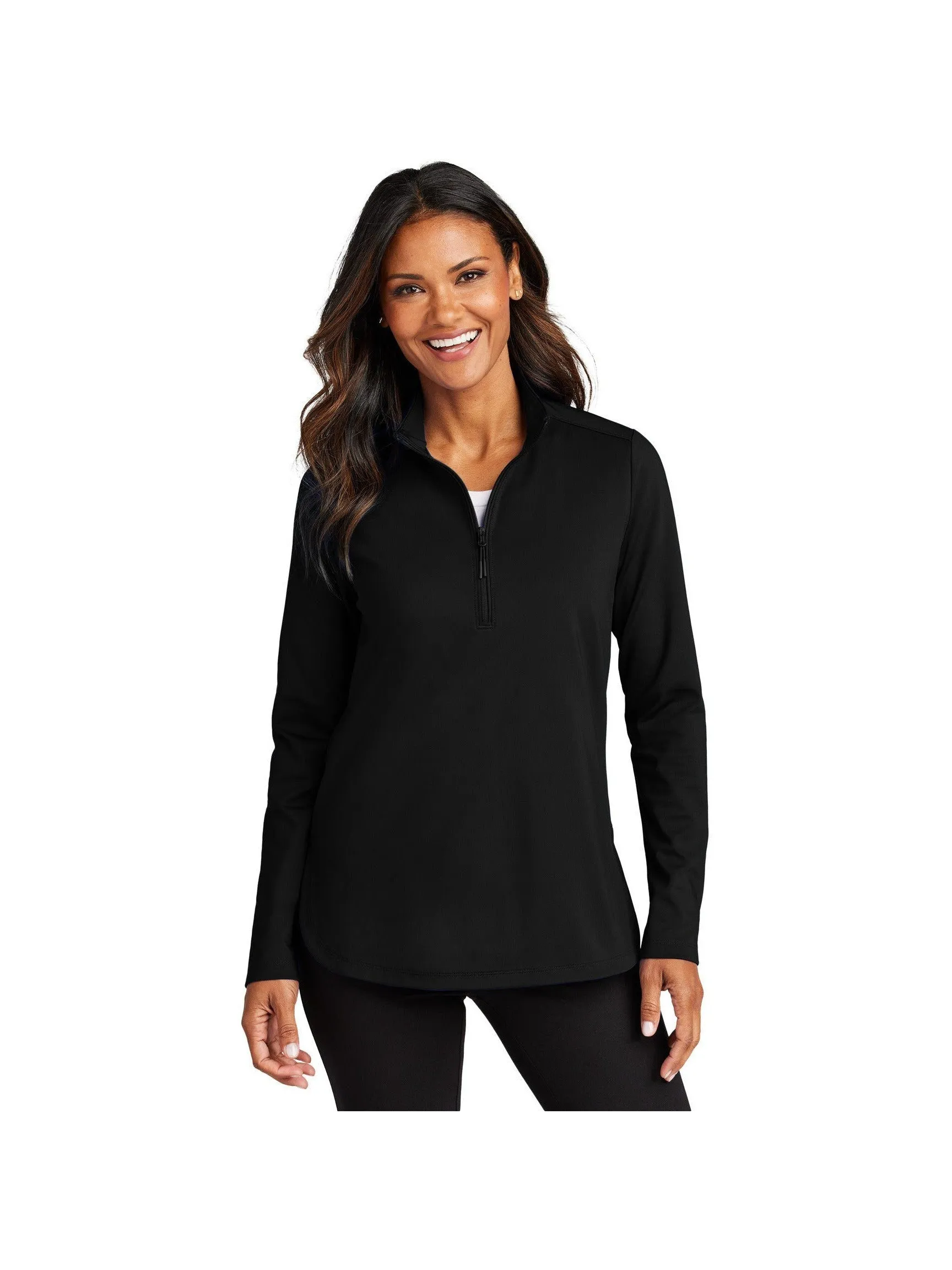 Port Authority Ladies C-FREE Double Knit 1/4-Zip