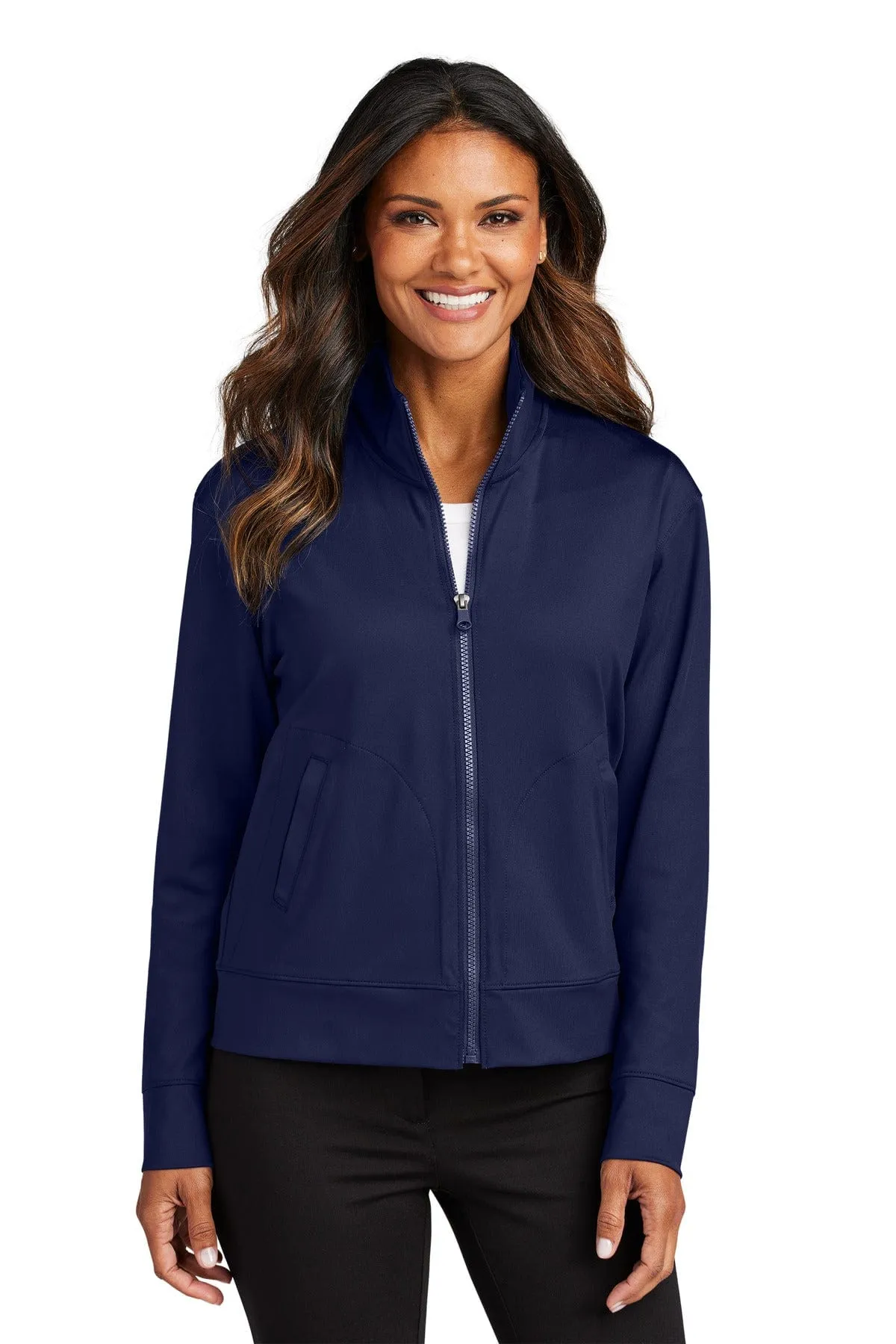 Port Authority LK881: Ladies C-FREE Double Knit Full-Zip