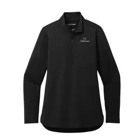 Port Authority® Women's Double Knit 1/4-Zip - Black