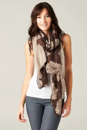 Printed Floral Scarf