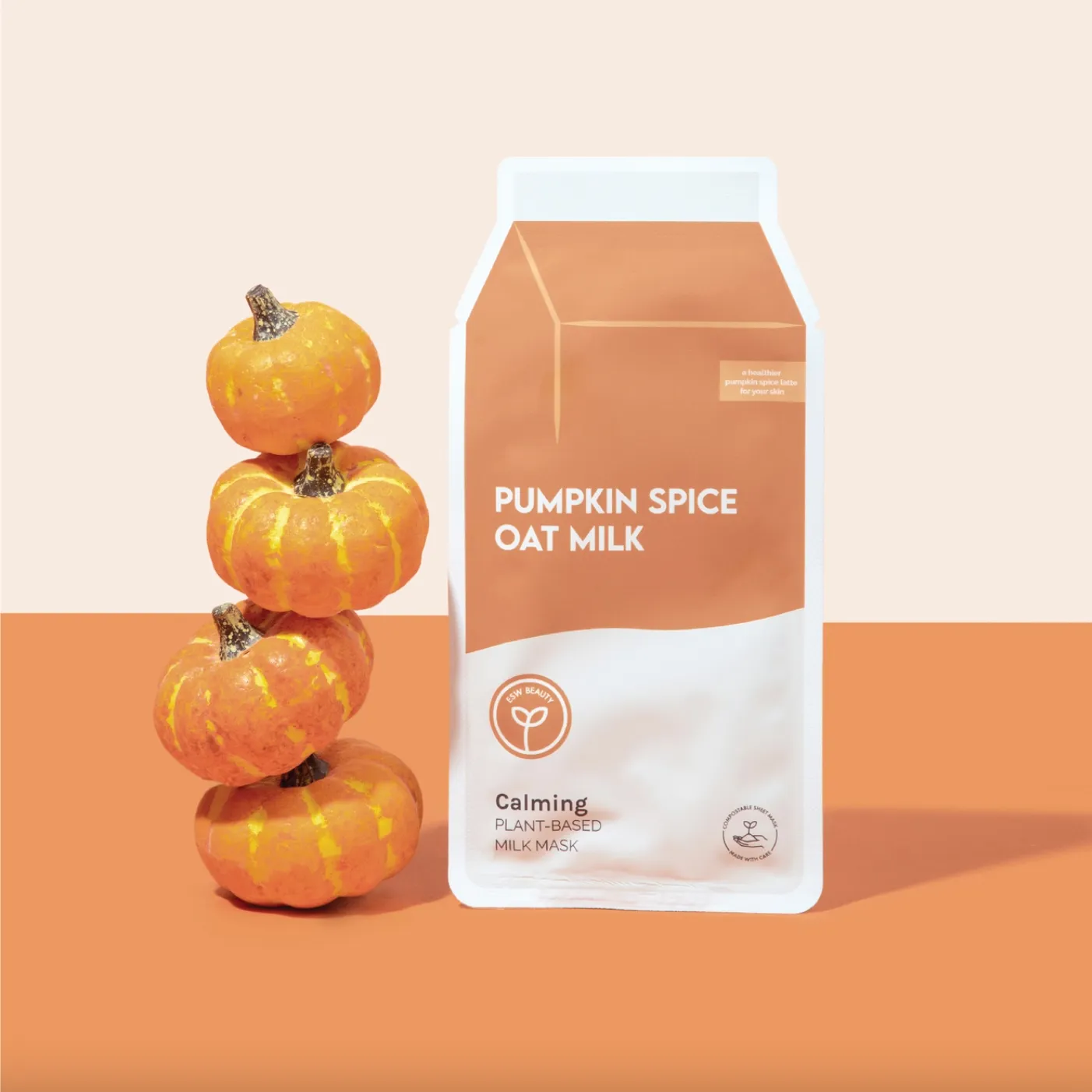 Pumpkin Spice Oat Milk Calming Plant-Based Milk Mask