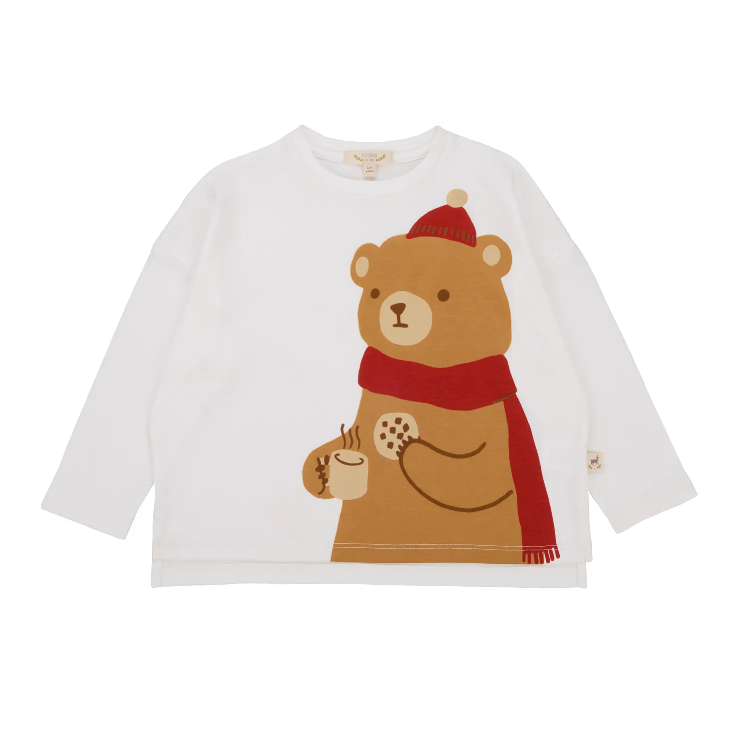 Red Caribou Children's Long-Sleeved T-Shirt