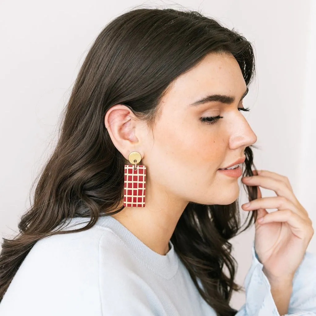 Red Dulce Cabana Earrings