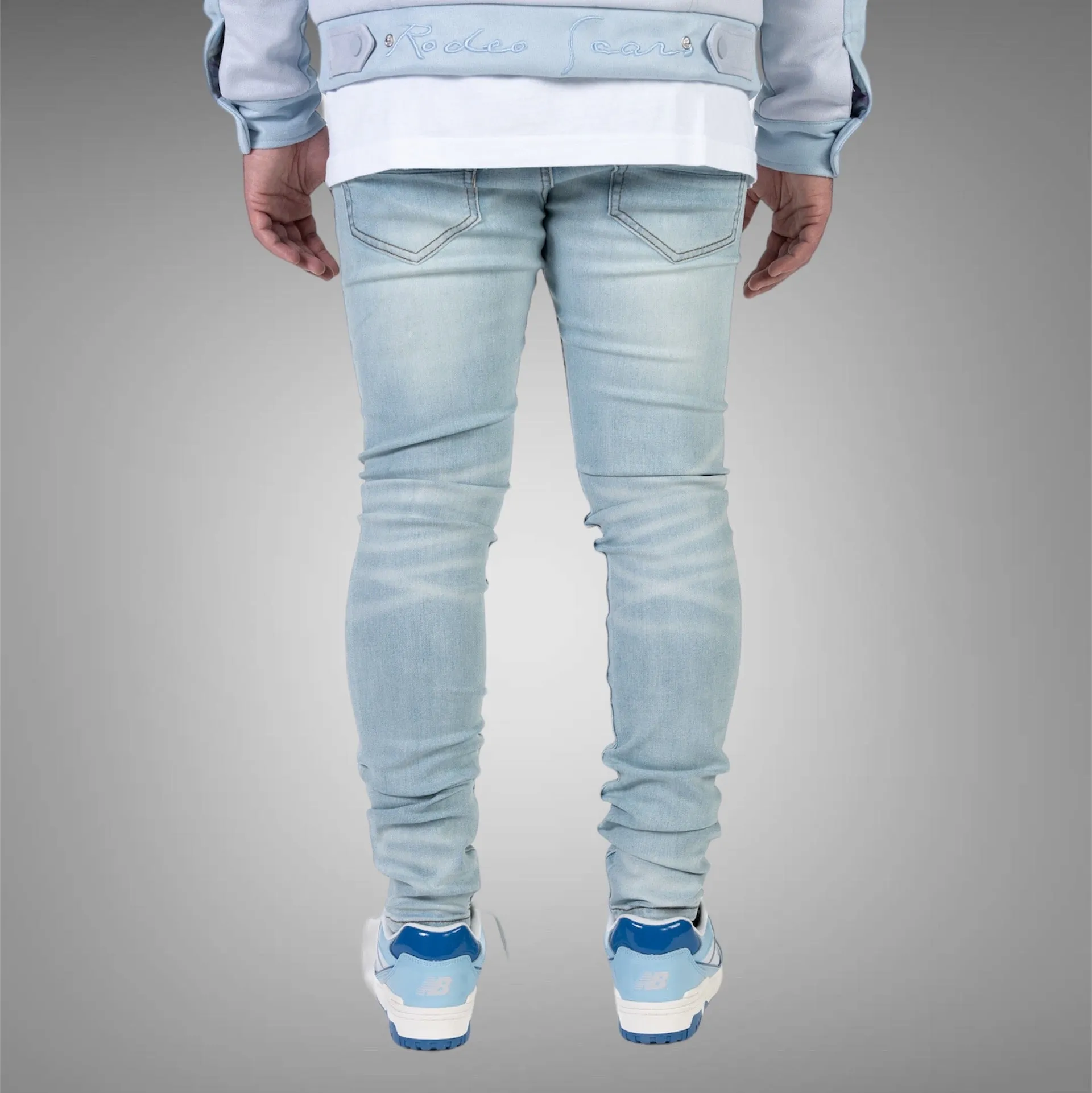 Relapse Jeans Toney Skinny Denim stone wash wax