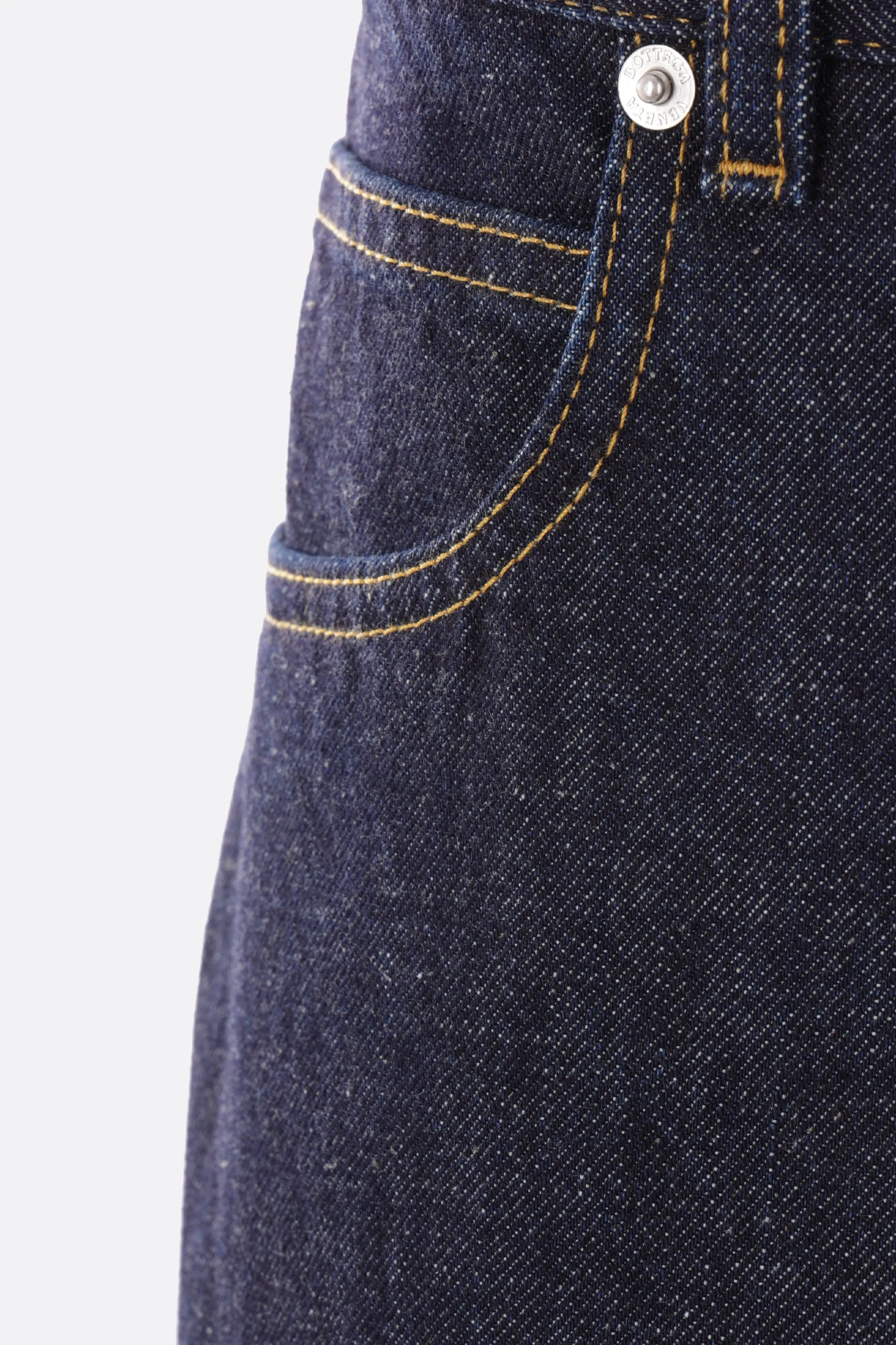 Relaxed Fit Intrecciato Denim Jeans