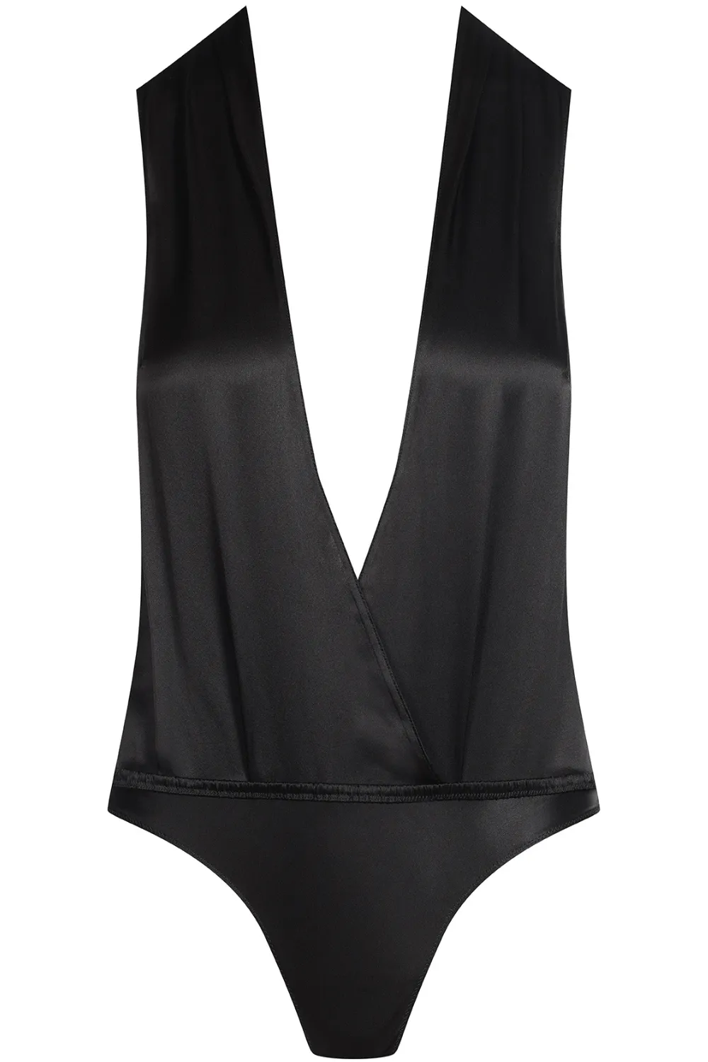 Rendez-Vous Silk Wrap Over Thong Bodysuit