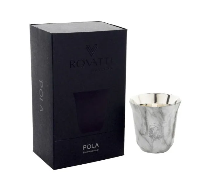 Rovatti Pola Uae Stainless Steel Cup Set Of 2 - 175 Ml