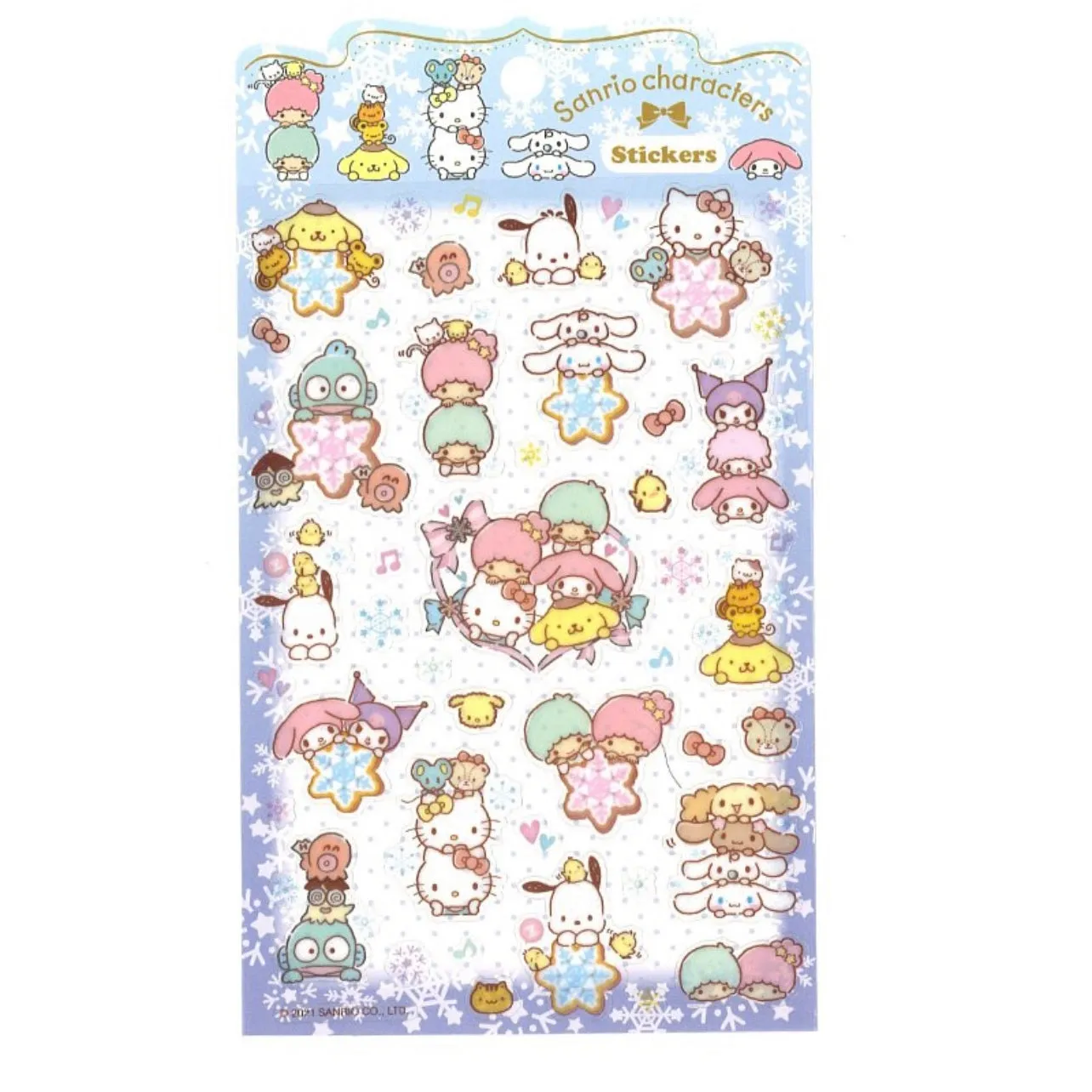 Sanrio Character Winter Sticker Sheet