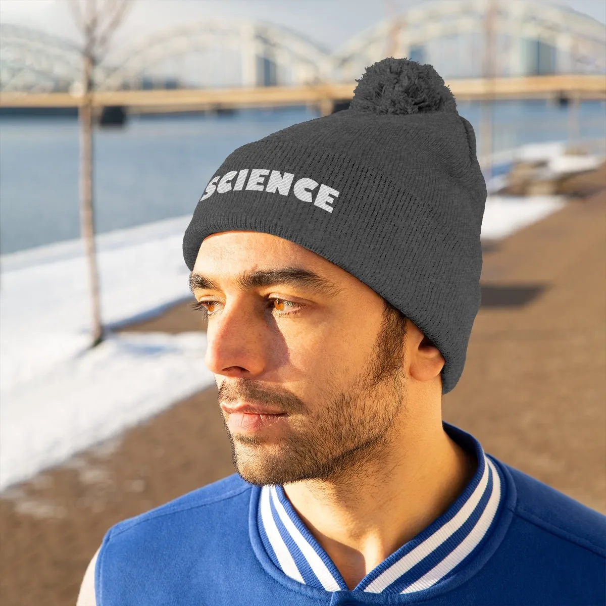 Science Pom Pom Beanie | Great gift for the scientist, teacher or other brilliant people