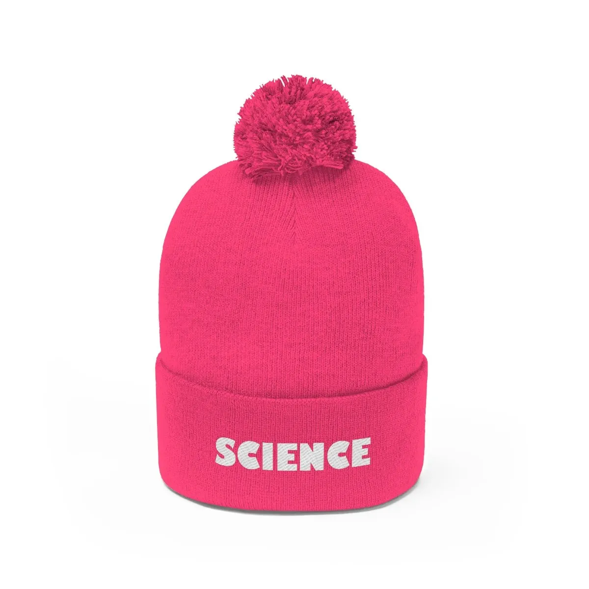 Science Pom Pom Beanie | Great gift for the scientist, teacher or other brilliant people