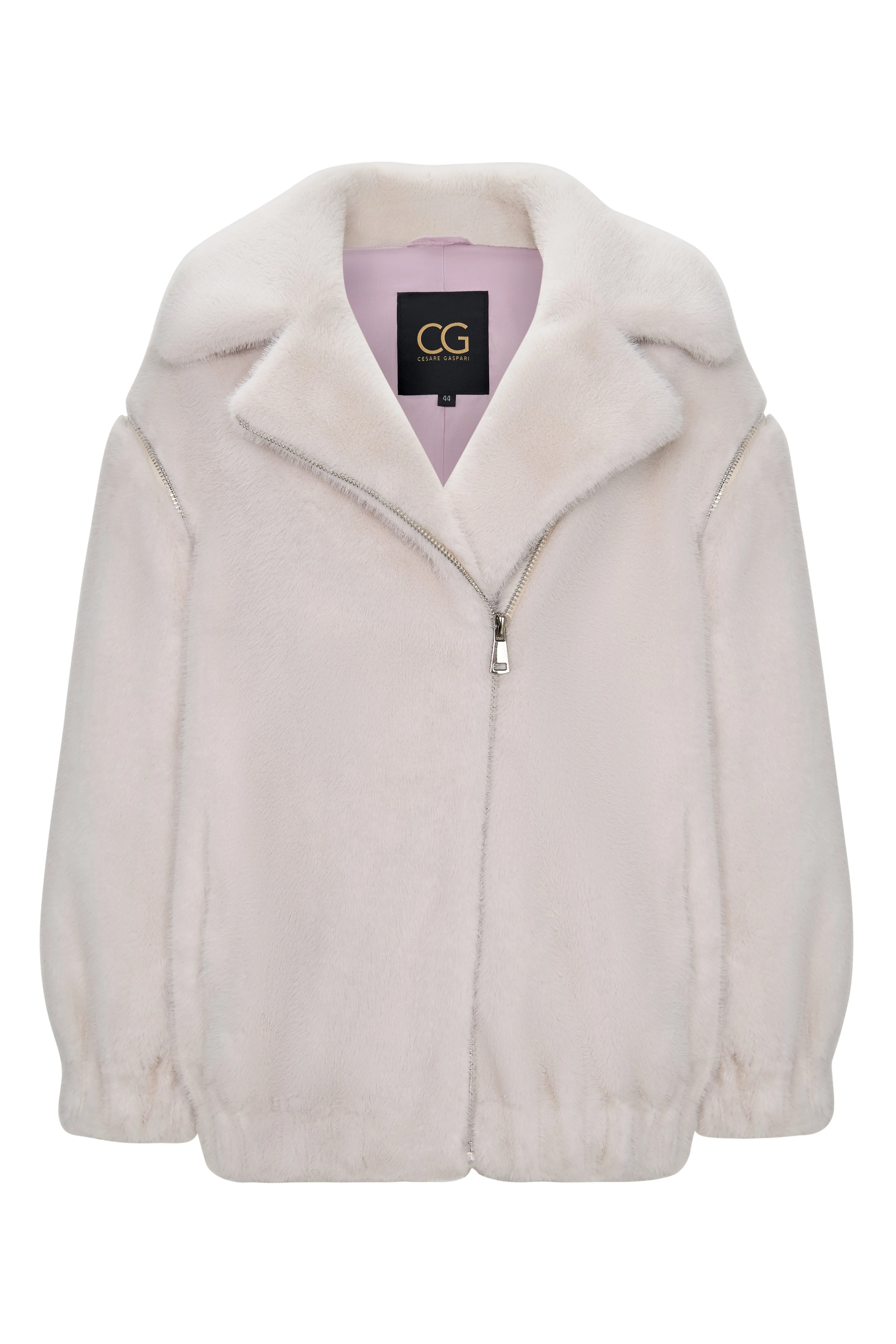 Short Faux Fur Coat Marilyn - White