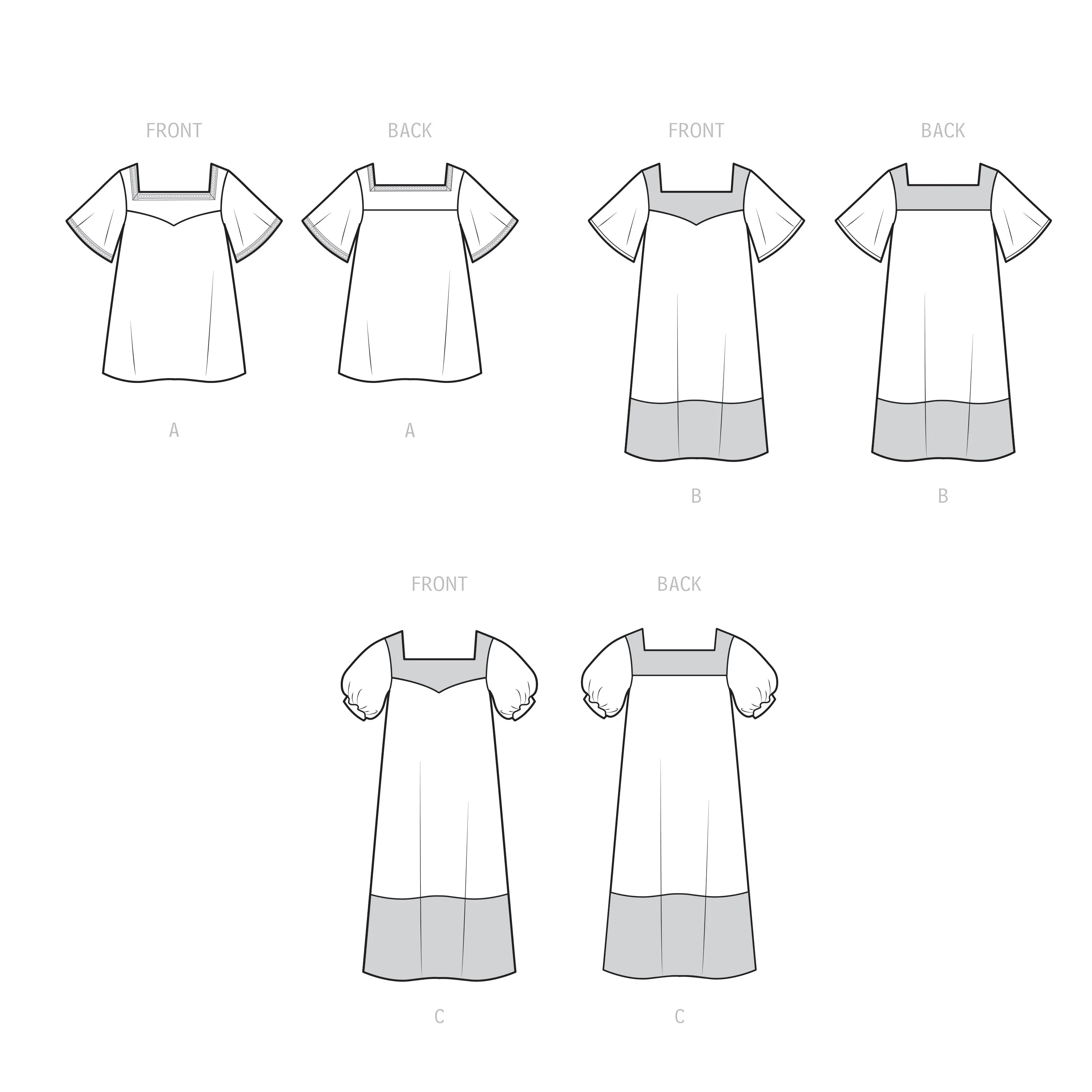 Simplicity Sewing Pattern S9477 MISSES' TOP AND DRESSES