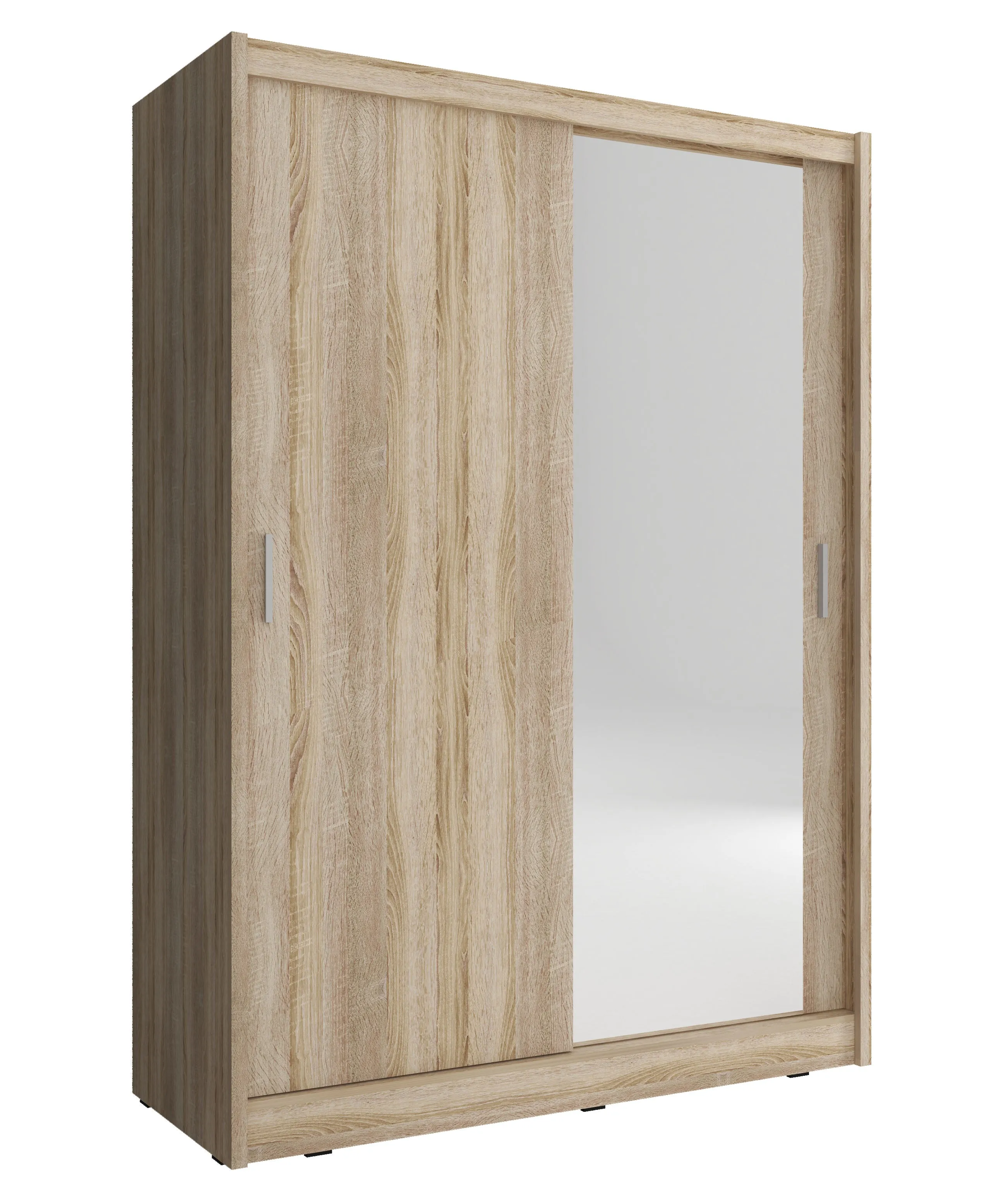 SLIDING DOOR WARDROBE MAJA I MIRROR 150cm SONOMA