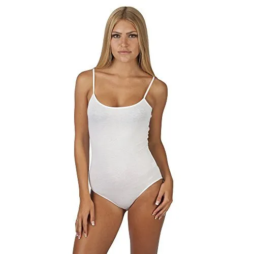 Snap Crotch Thin Strap Leotard Bodysuit Camisole Bodysuit Camisole