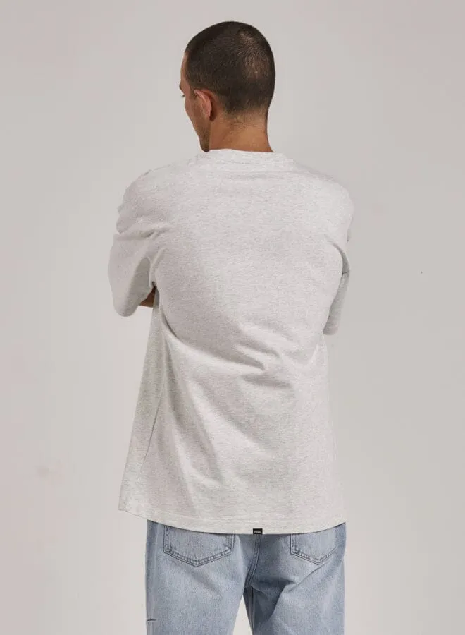 Sneak Attack Oversize Fit Tee - White Marle