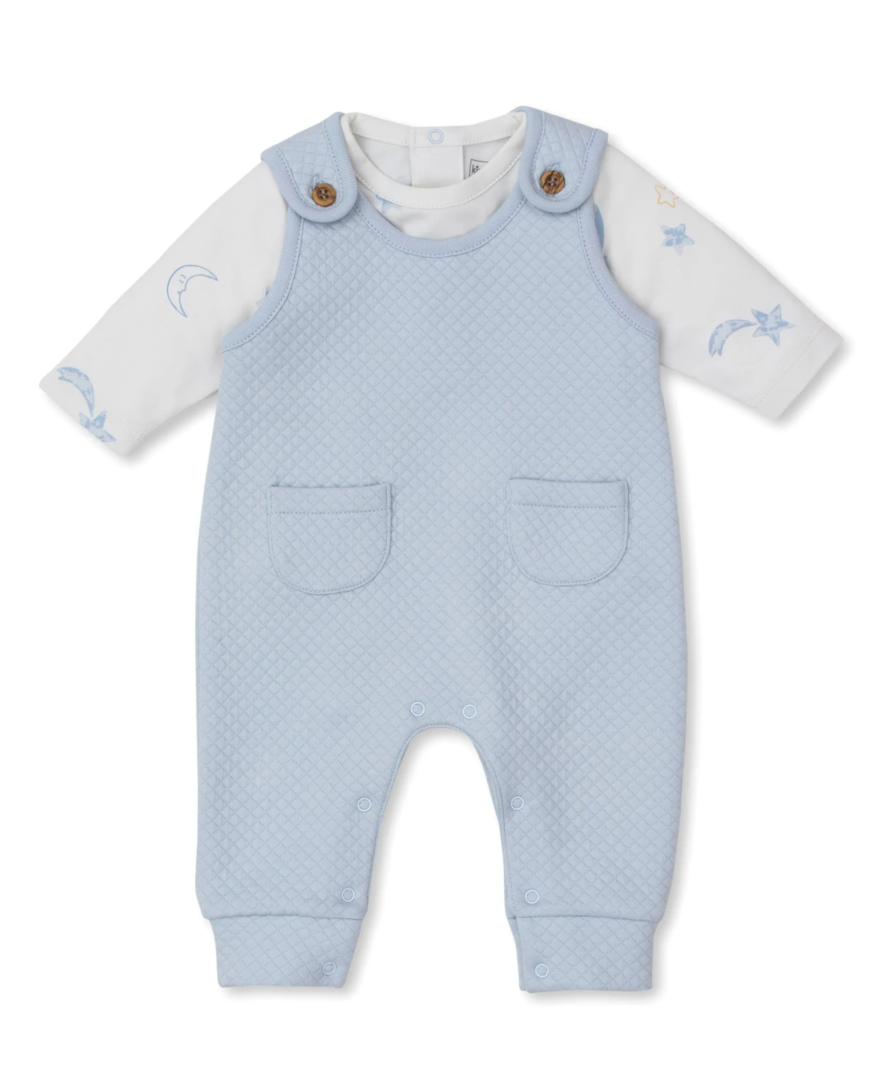 Starry Sky Jacquard Overall Set | Blue