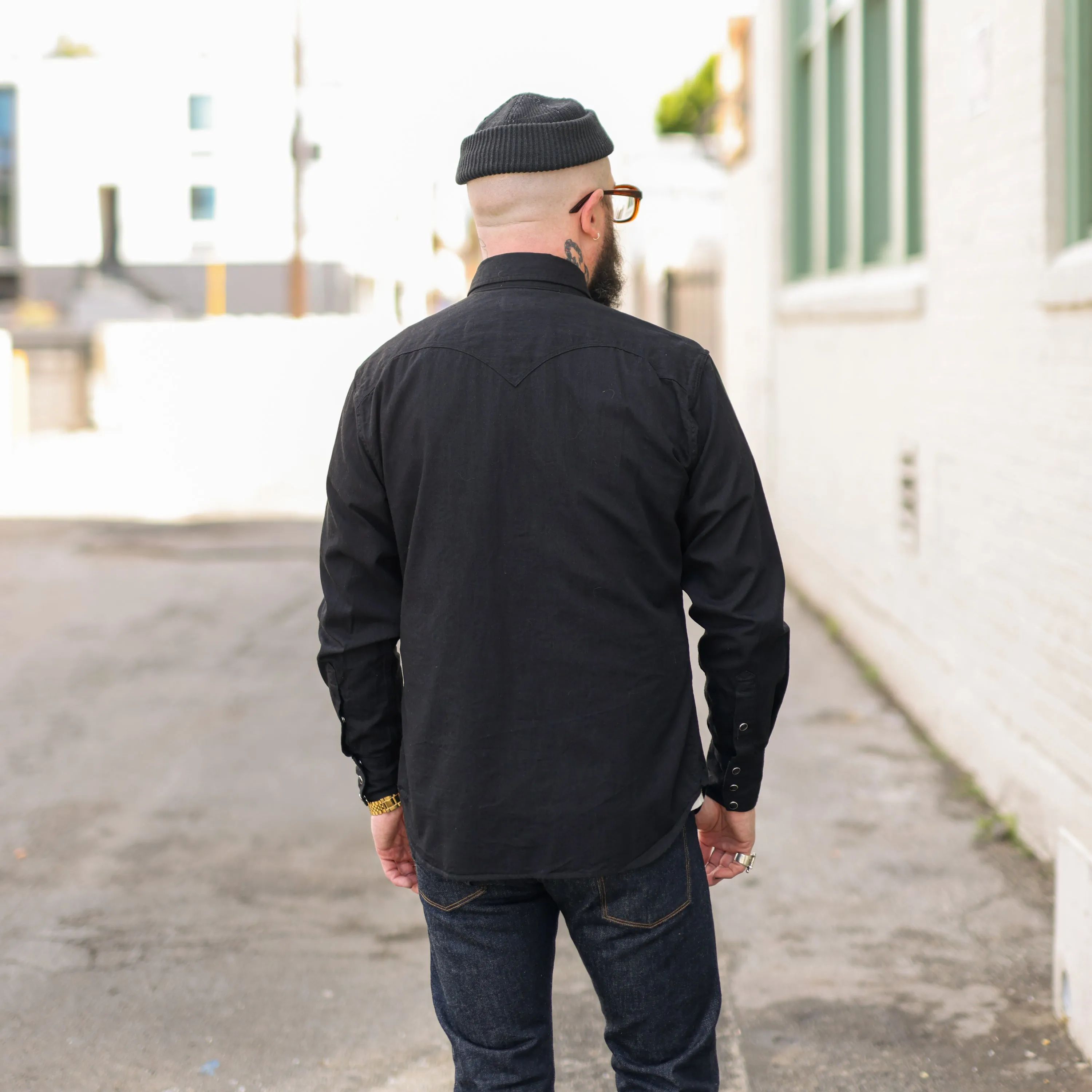 Stevenson Overall Co. Cody Western Shirt Black