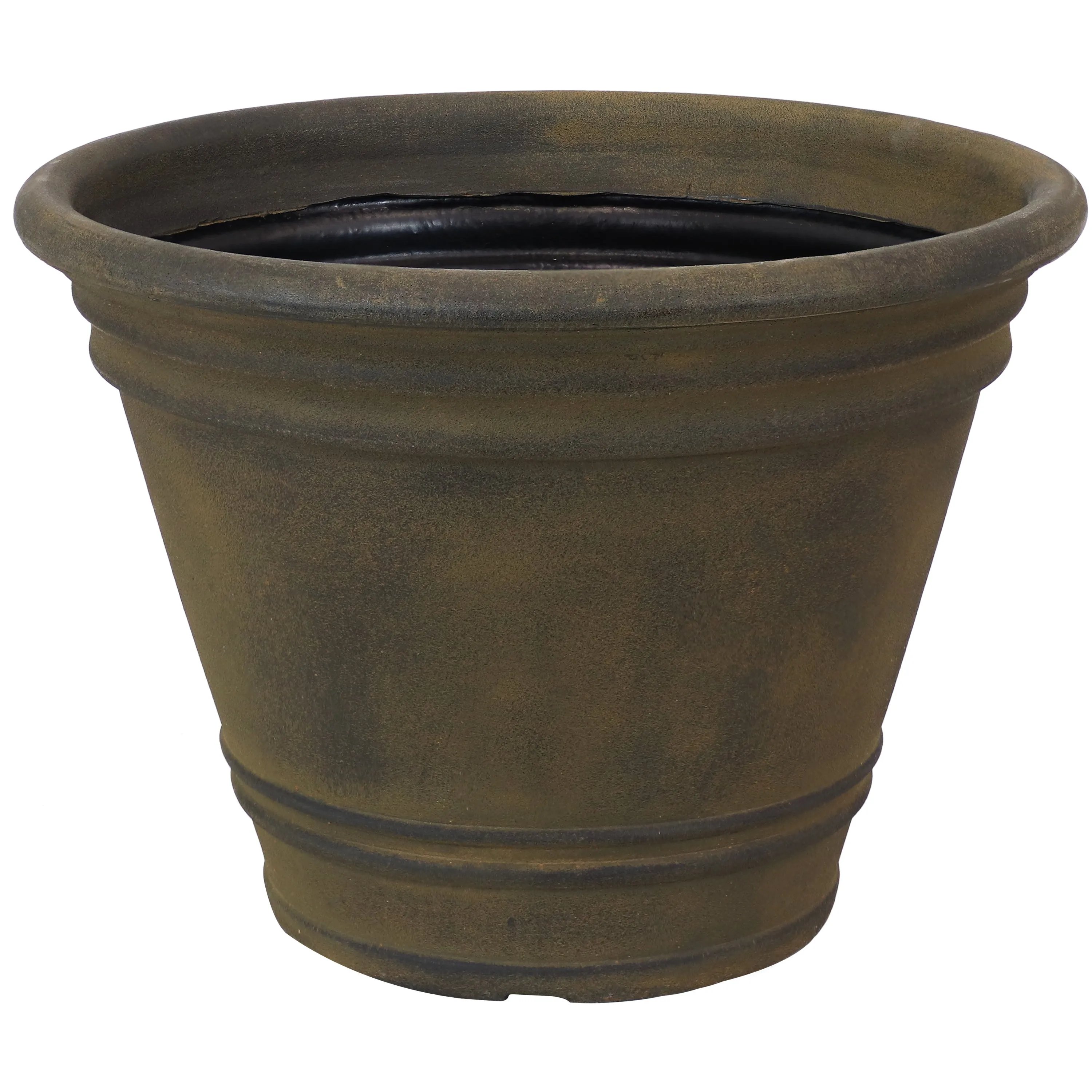 Sunnydaze Franklin Polyresin Outdoor Flower Pot Planter