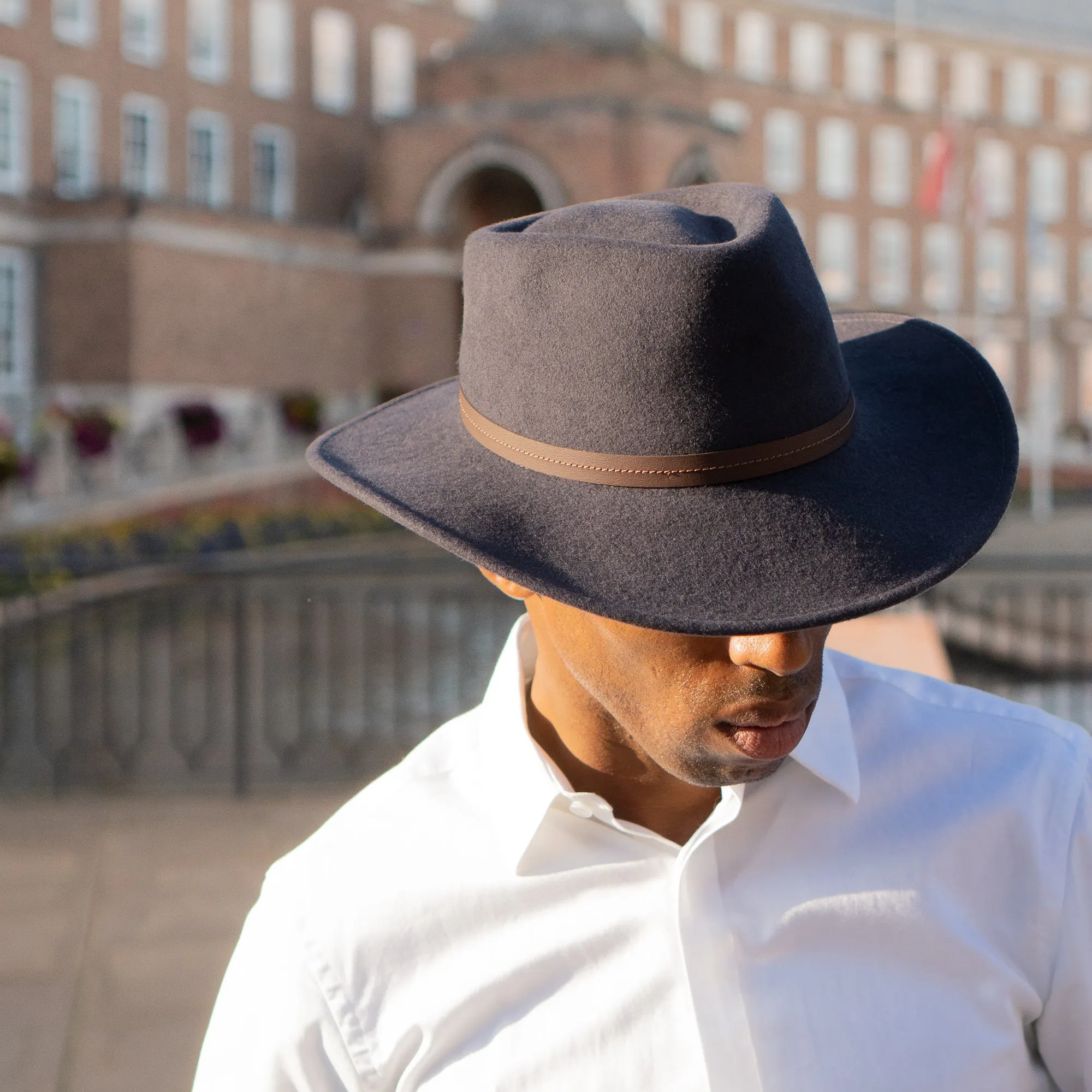 The Hardy - Lightweight Wide Brimmed Fedora