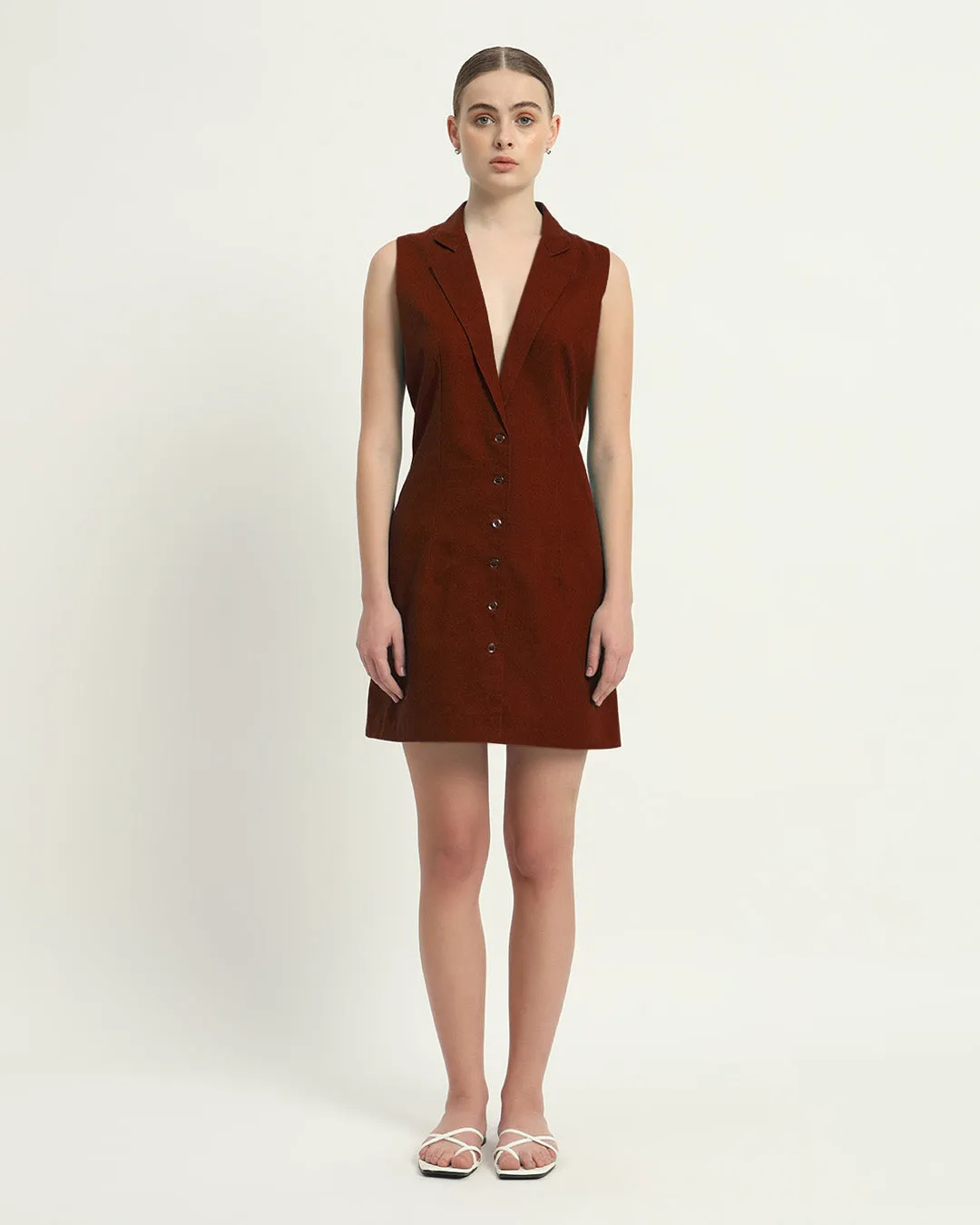 The Vernon Rouge Cotton Dress