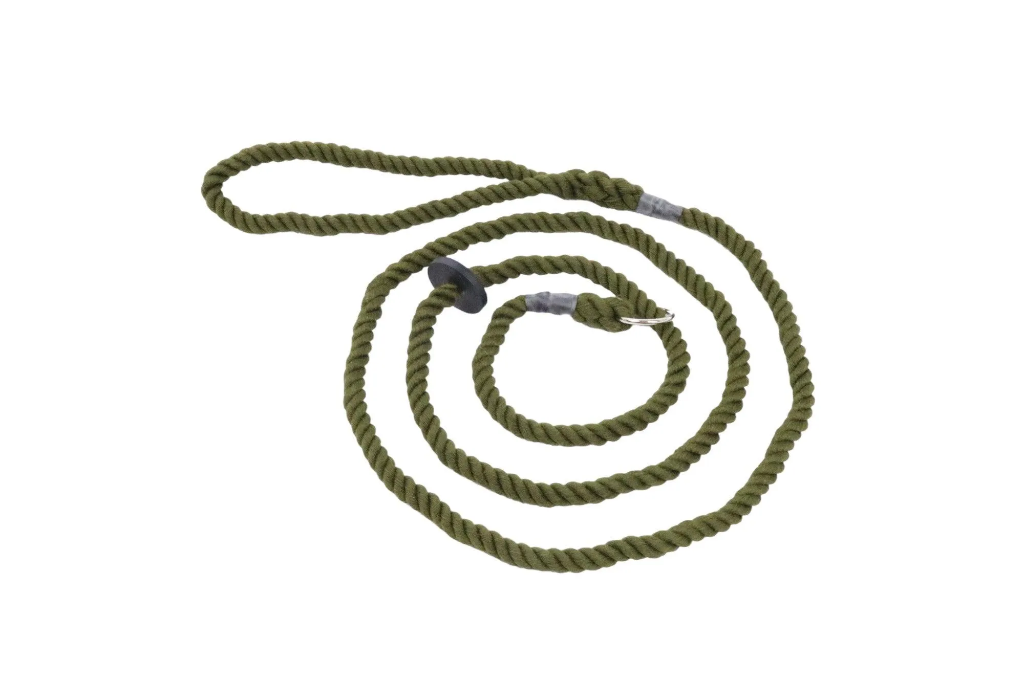 Thin Rope Slip Lead - Soft Rope Slip Lead for Dogs - Hand Spliced 9mm Rope - Handmade in England