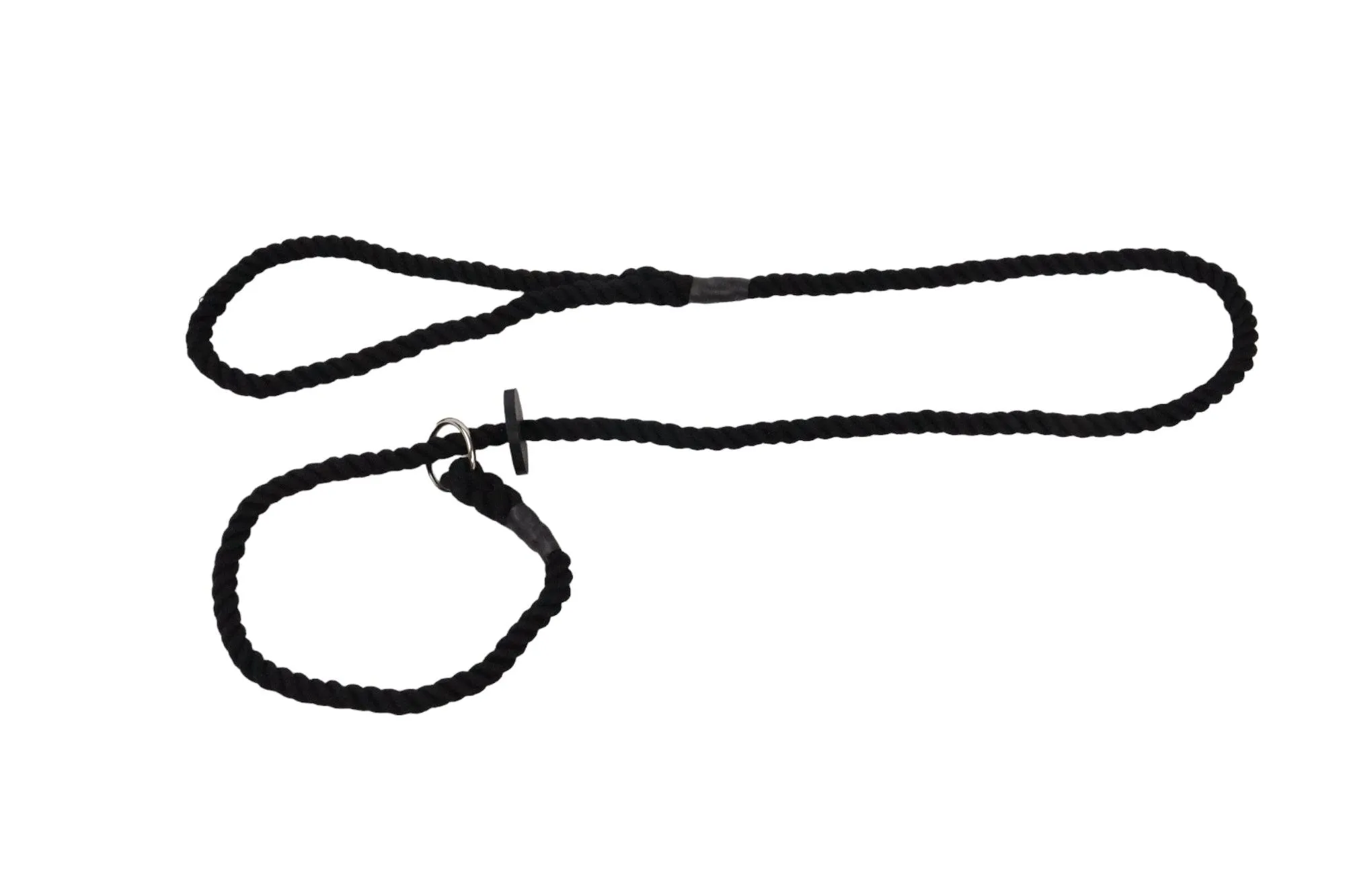 Thin Rope Slip Lead - Soft Rope Slip Lead for Dogs - Hand Spliced 9mm Rope - Handmade in England