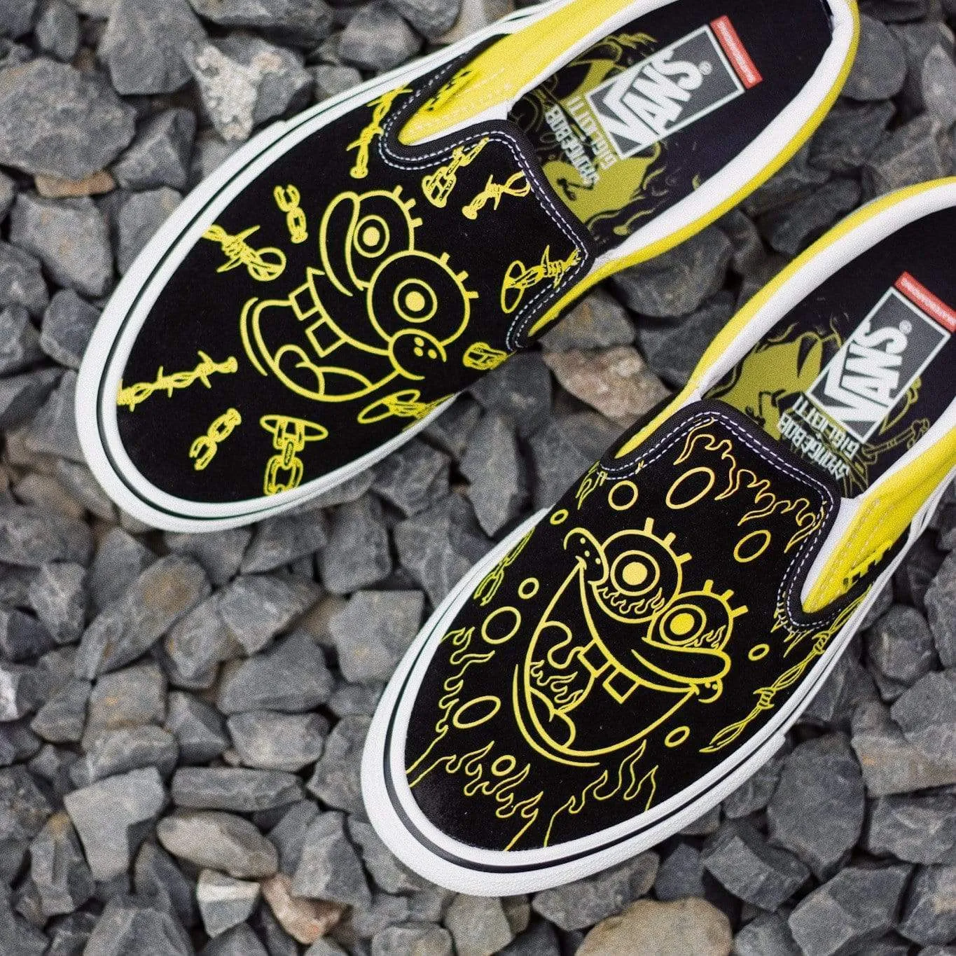 Vans x Spongebob skate boty Slip-On