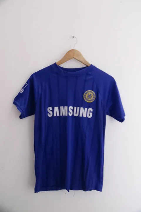 Vintage Adidas Chelsea FC Samsung 2012/2013 blue home jersey