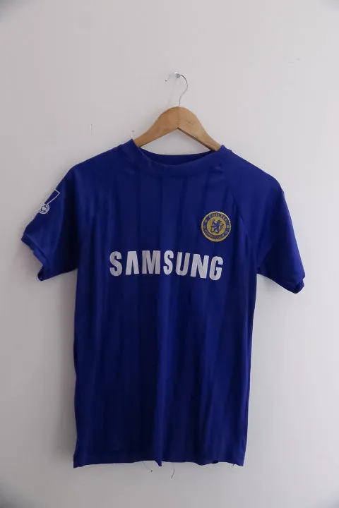 Vintage Adidas Chelsea FC Samsung 2012/2013 blue home jersey