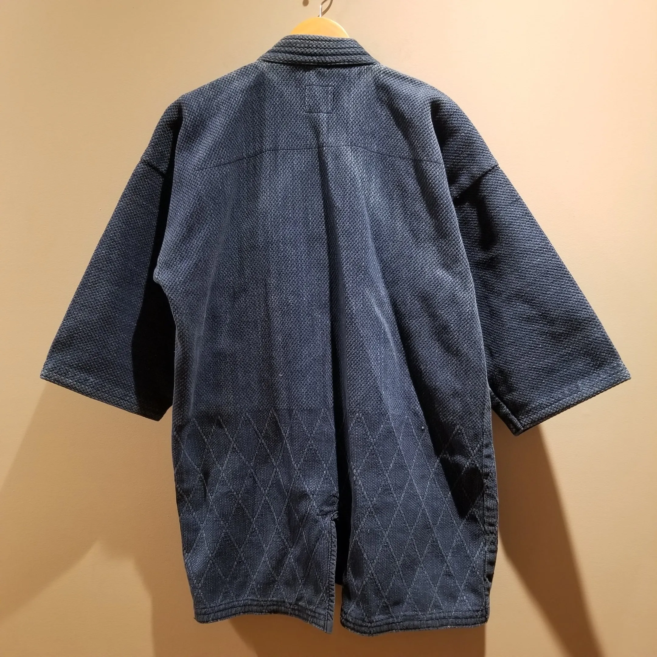 VINTAGE INDIGO KENDO SASHIKO SWORDMAN JACKET 3L