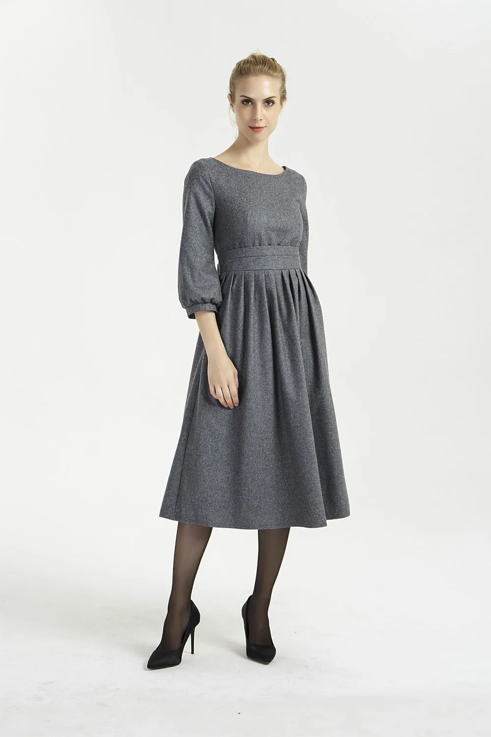 Vintage inspired wool dress 2000