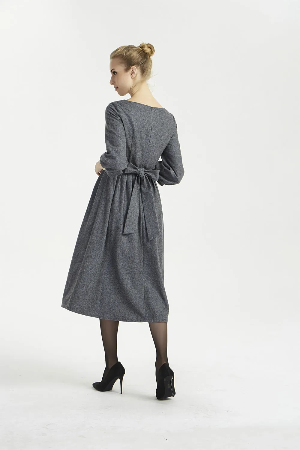 Vintage inspired wool dress 2000