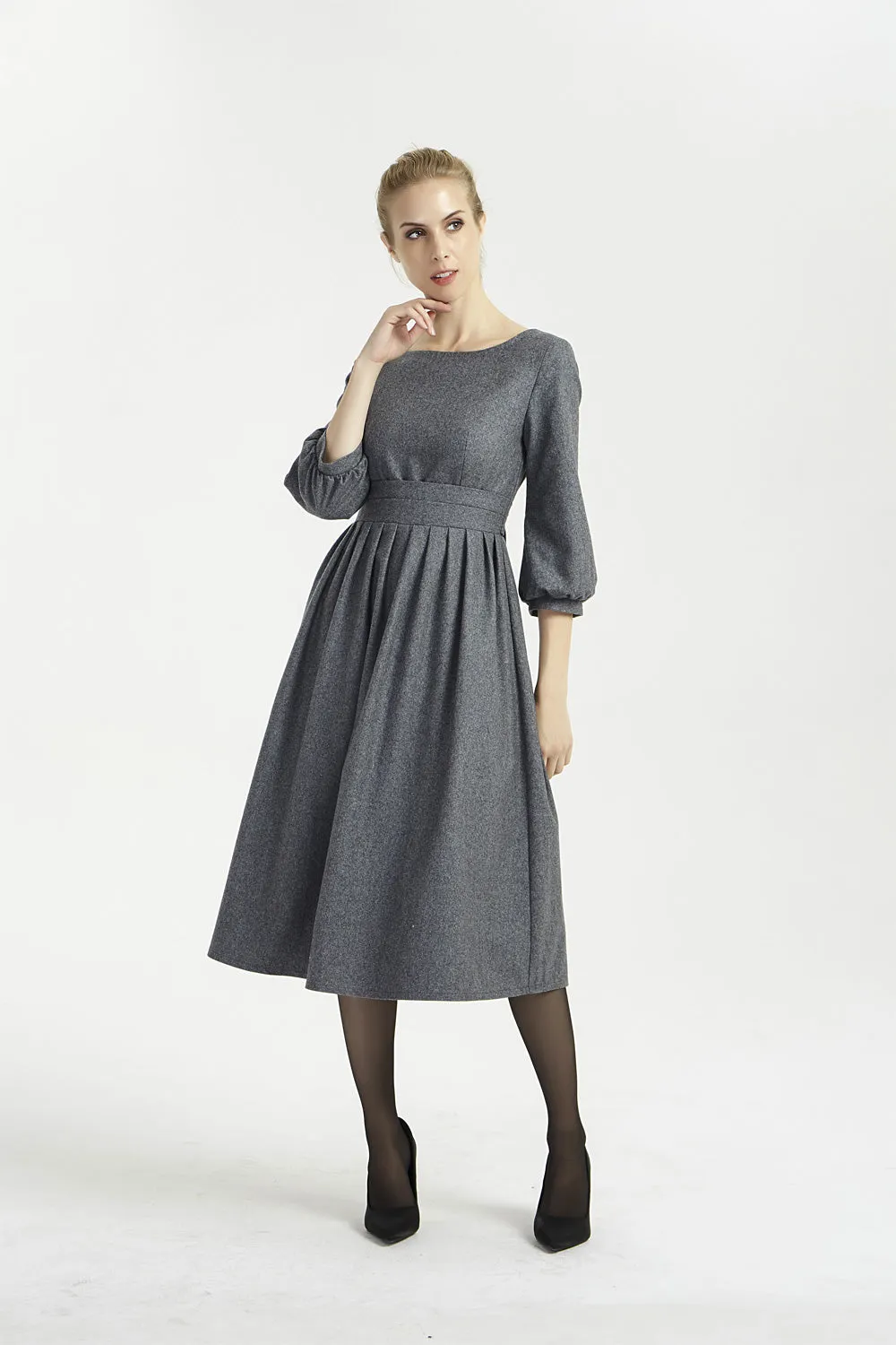 Vintage inspired wool dress 2000