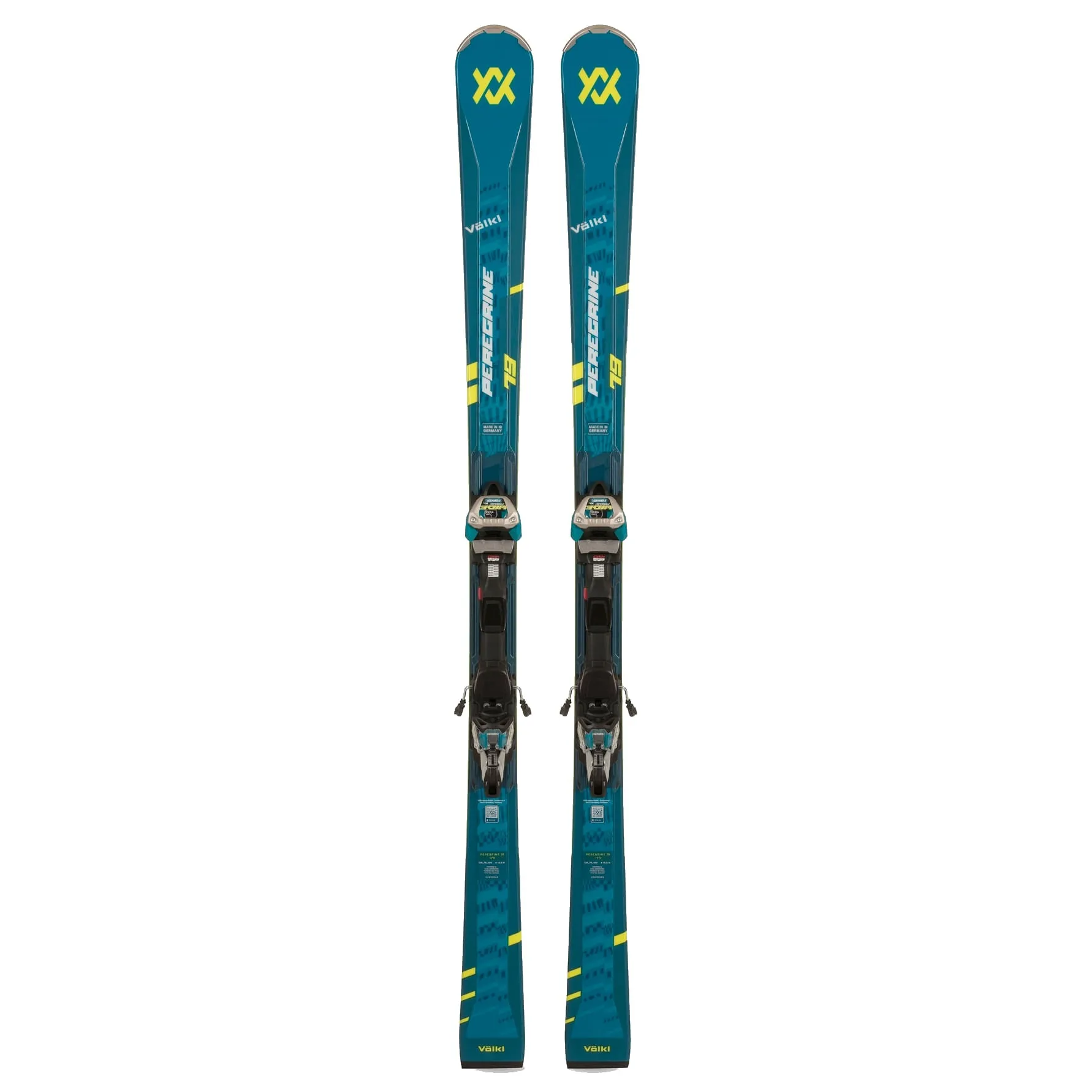 Volkl Peregrine 79 Mens Skis with Wideride 12 TCX Bindings